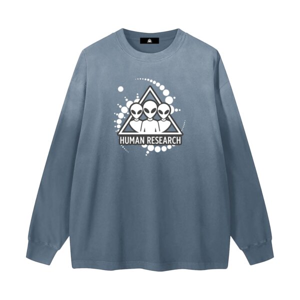 Human Research Crop Circle Long Sleeve T-Shirt