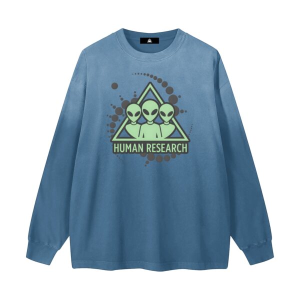 Gradient Washed Long Sleeve T-Shirt