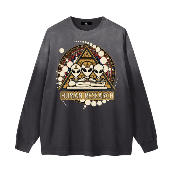 Gradient Washed Long Sleeve T-Shirt