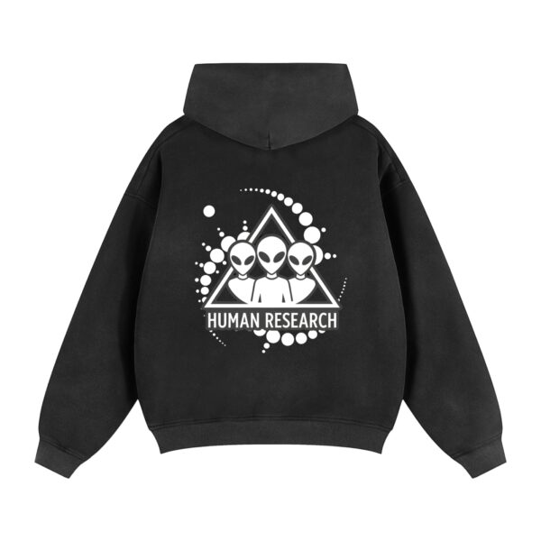Sunfade Two-way Zipper Boxy Fleece Hoodie