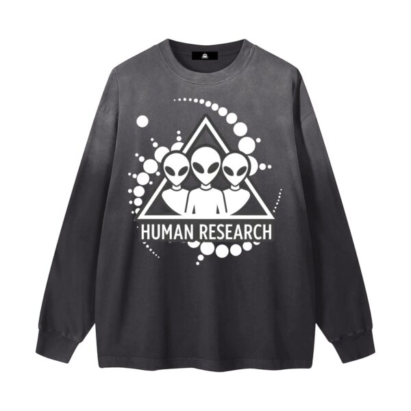 Gradient Washed Long Sleeve T-Shirt