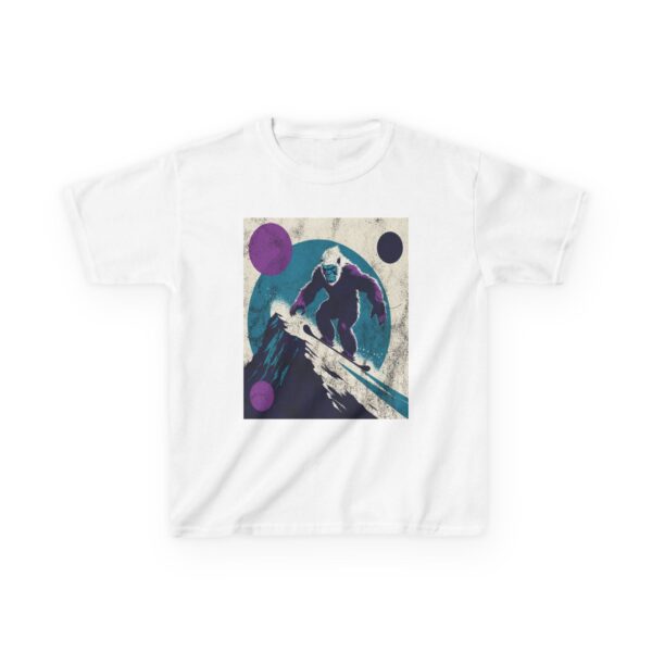 Yeti Snowboard Kids T-Shirt — Kids Snowboarder Graphic Tee