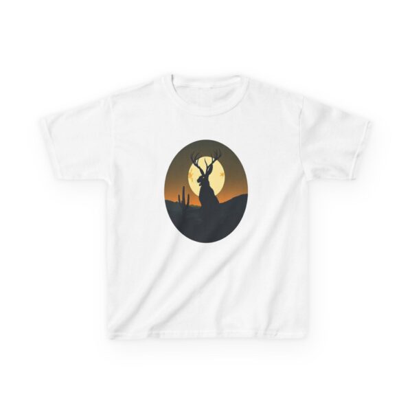 Mystic Jackalope Desert Moon Shirt - Surreal Cryptid Graphic Tee