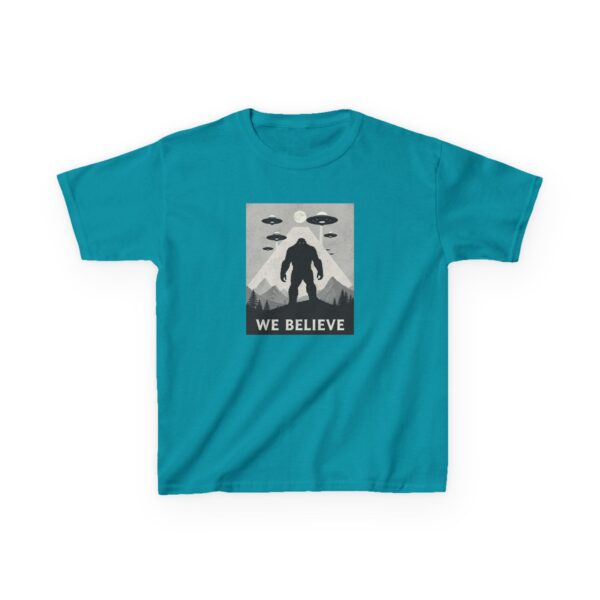Kids Sasquatch "We Believe" T-Shirt — Mountain Bigfoot Tee