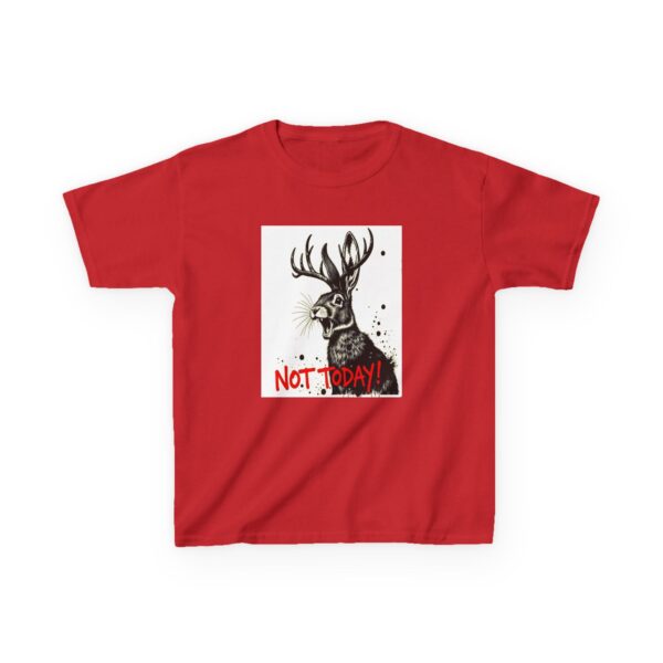 Not Today Jackalope Shirt - Fierce Antlered Rabbit Cryptid Tee