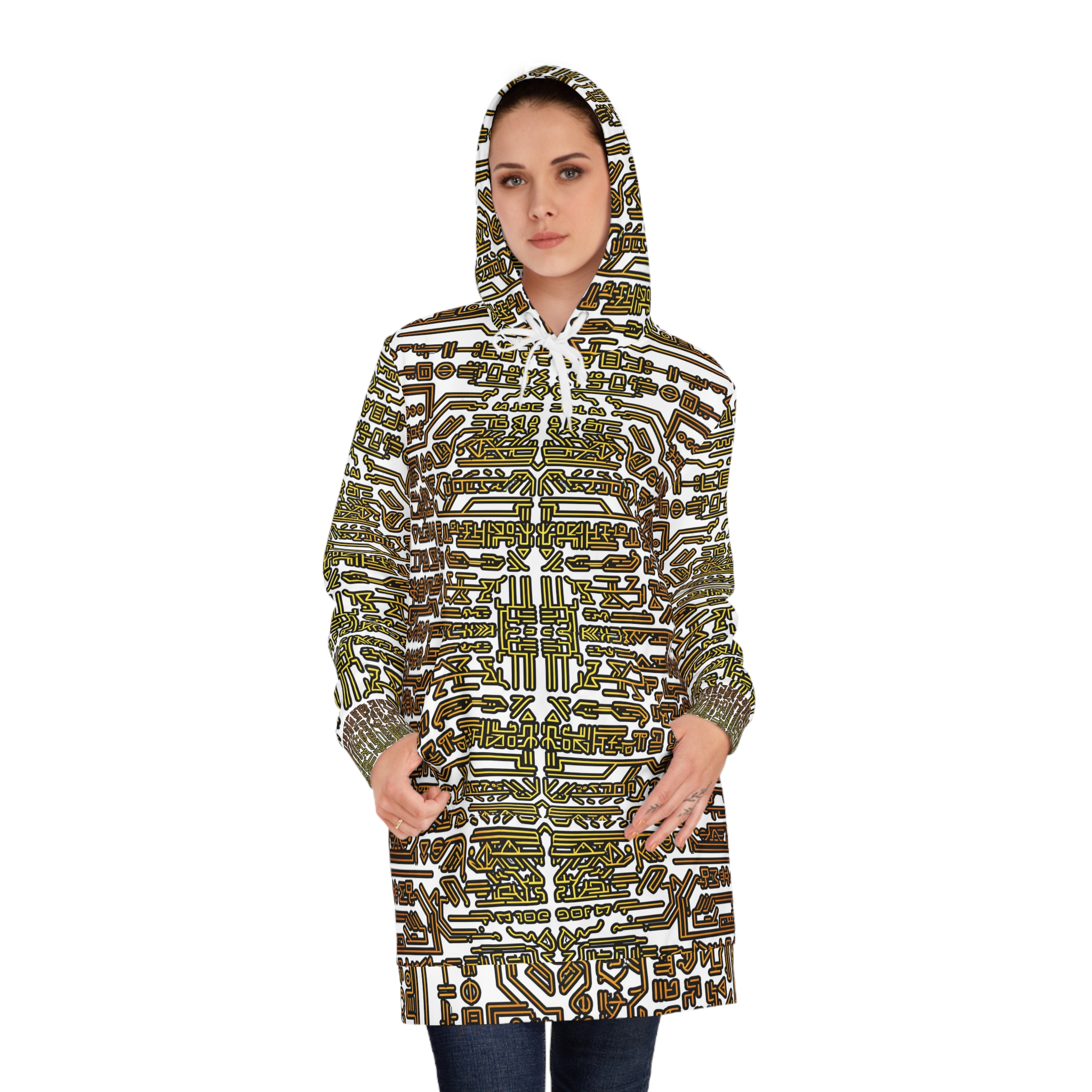 Sacred Circuitry Tech Goddess Hoodie Dress - Image 3