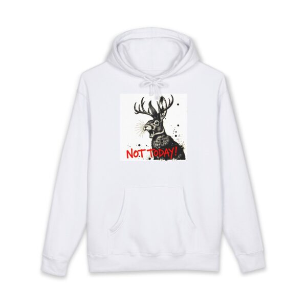 Jackalope "Not Today" Hoodie — GraphicTee for Outdoor Punk Style