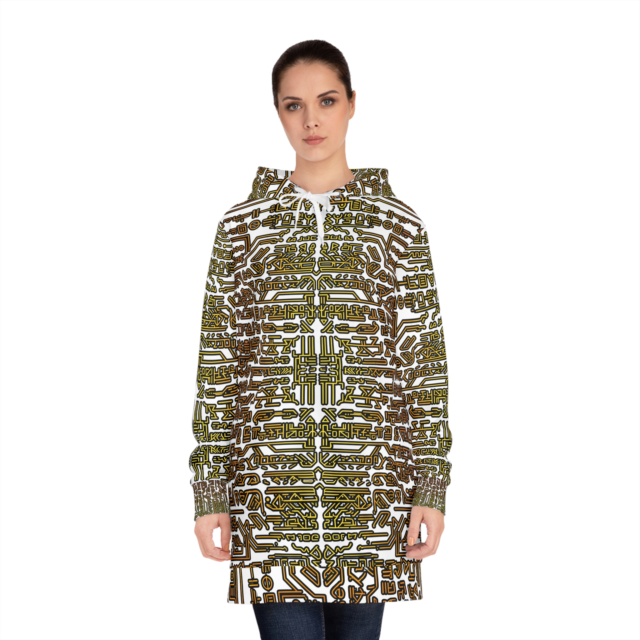 Sacred Circuitry Tech Goddess Hoodie Dress - Image 4