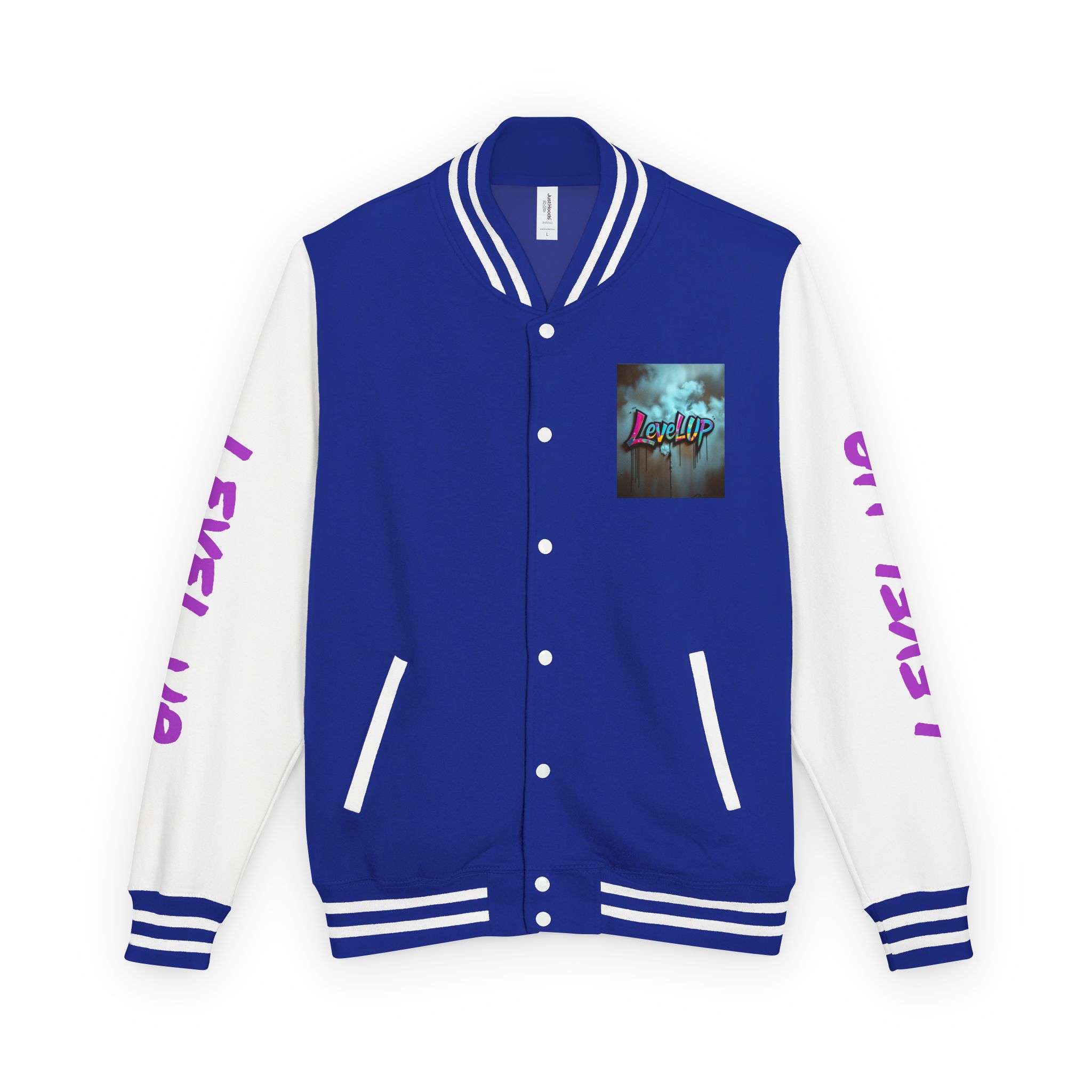 "Level Up" Streetwear Varsity Jacket - Image 9