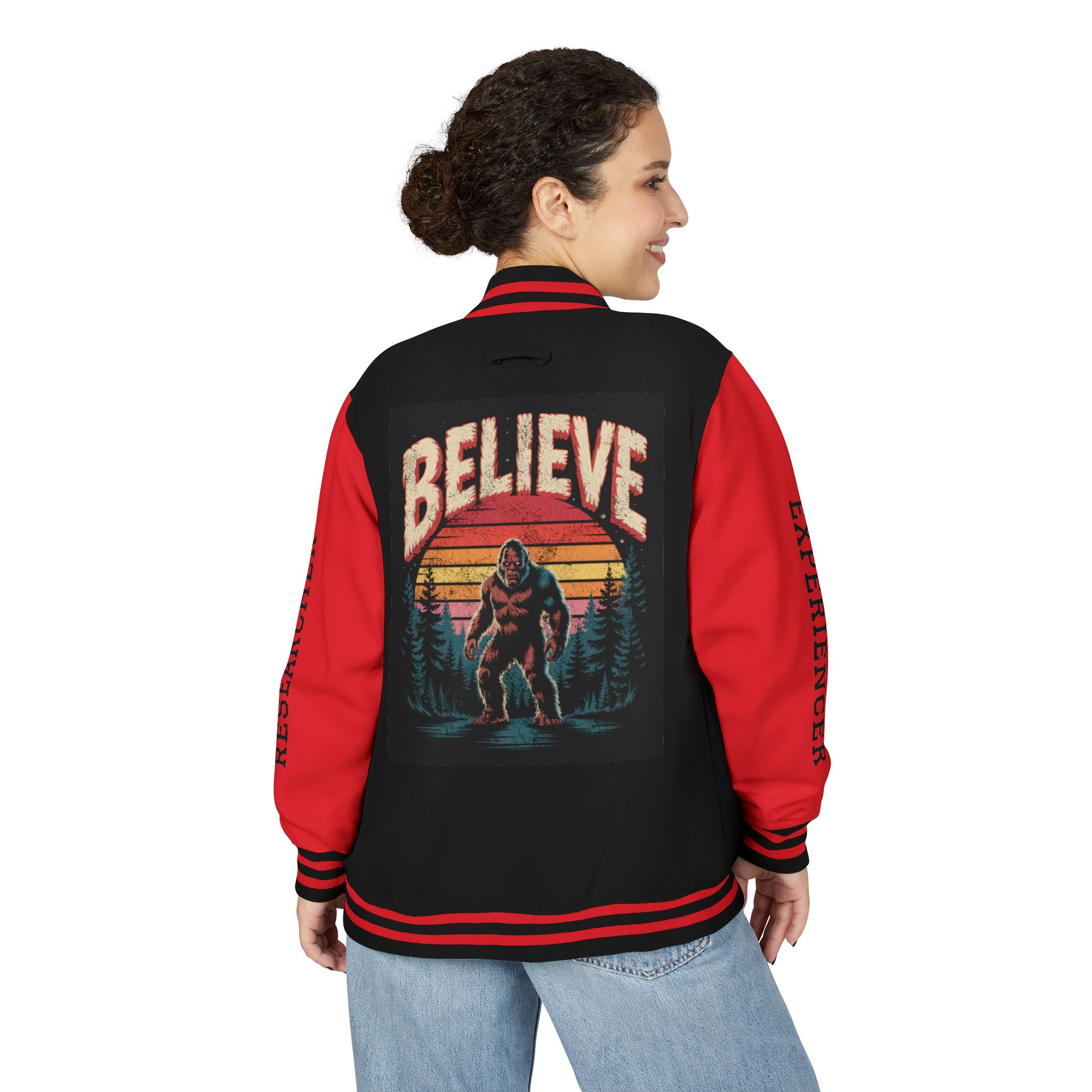 Bigfoot Believers Varsity Jacket - Image 16
