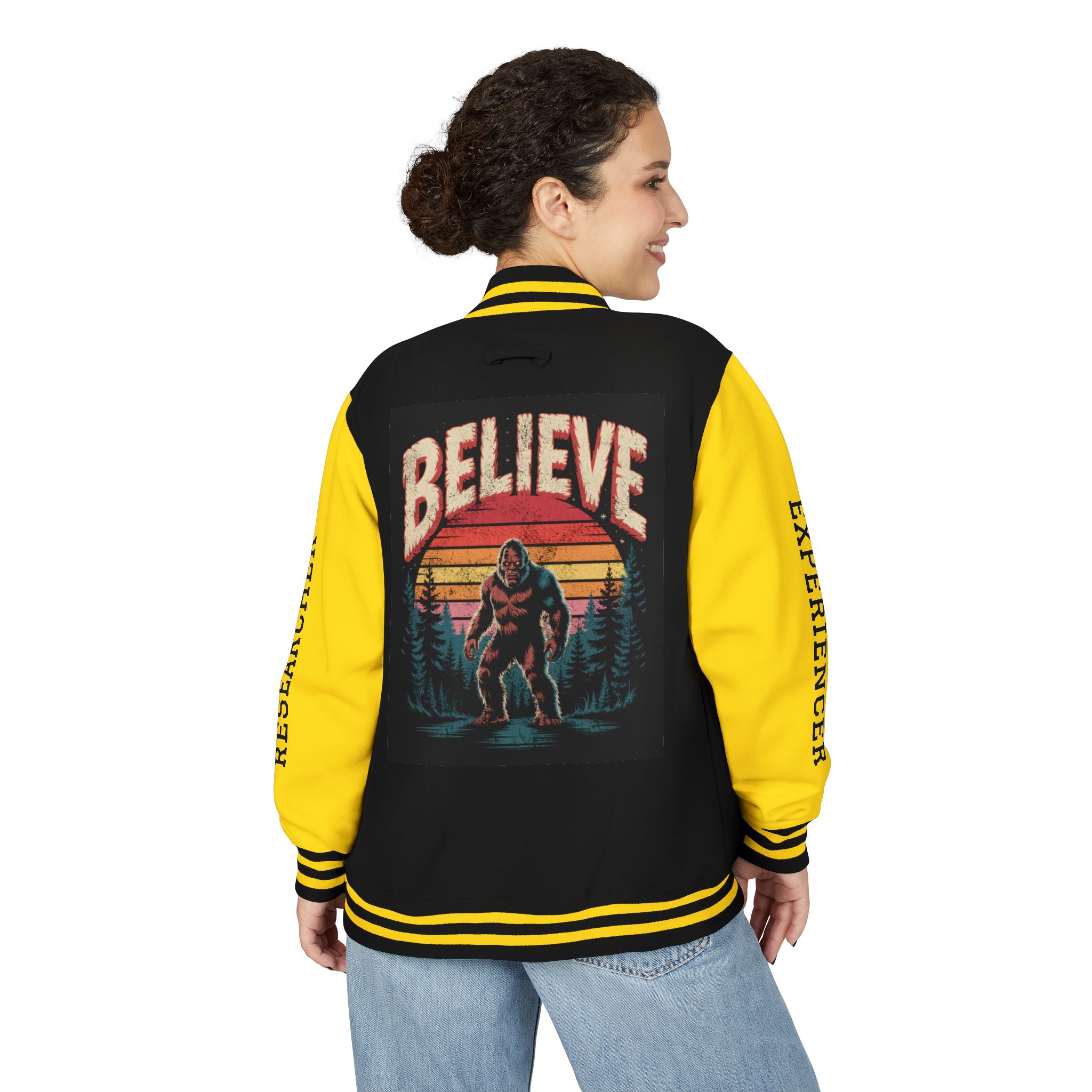 Bigfoot Believers Varsity Jacket - Image 8