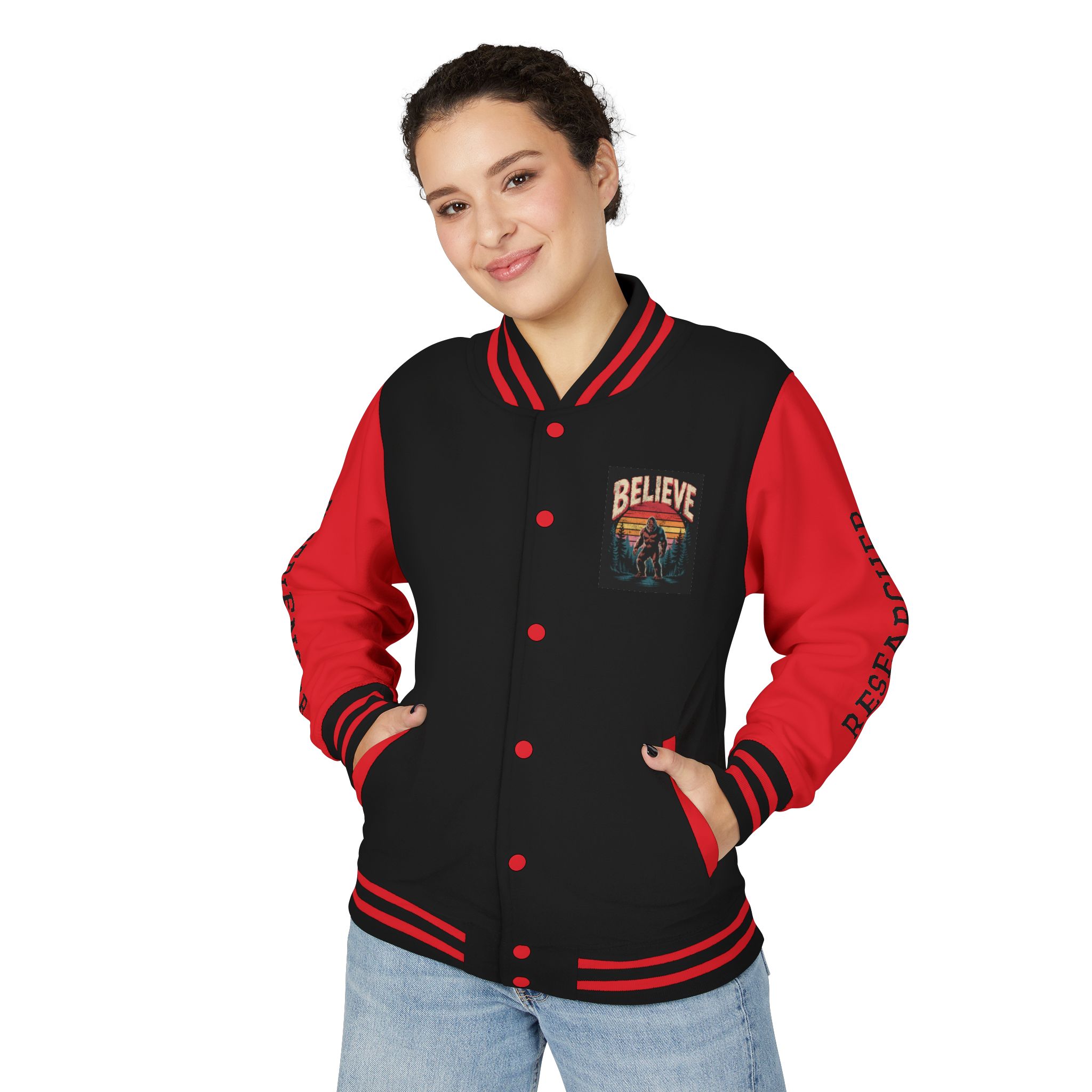 Bigfoot Believers Varsity Jacket - Image 15