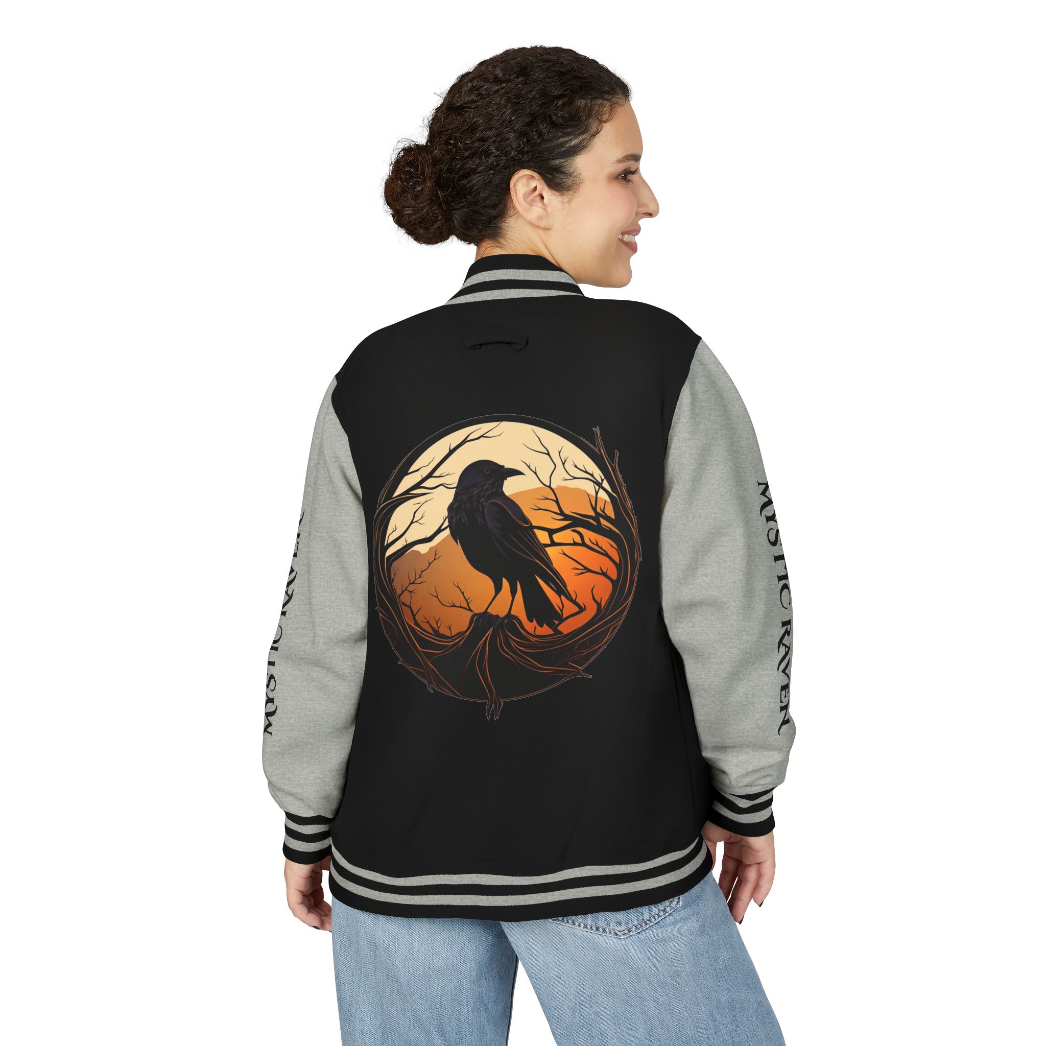 Raven Sunset Varsity Jacket - Image 12