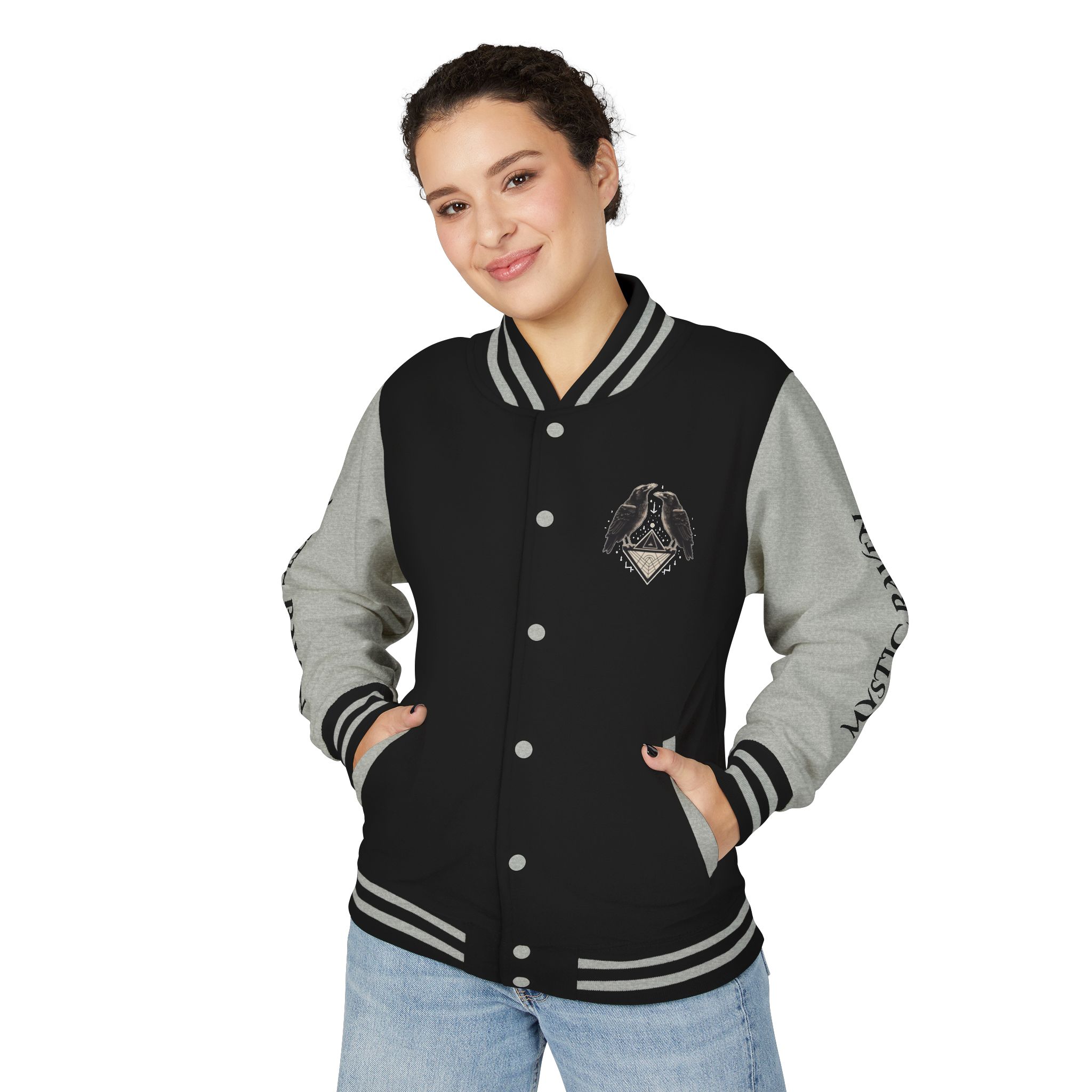 Raven Sunset Varsity Jacket - Image 11