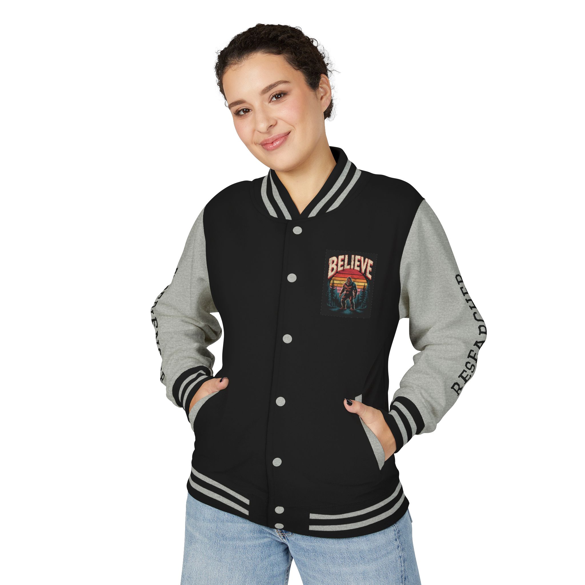 Bigfoot Believers Varsity Jacket - Image 3