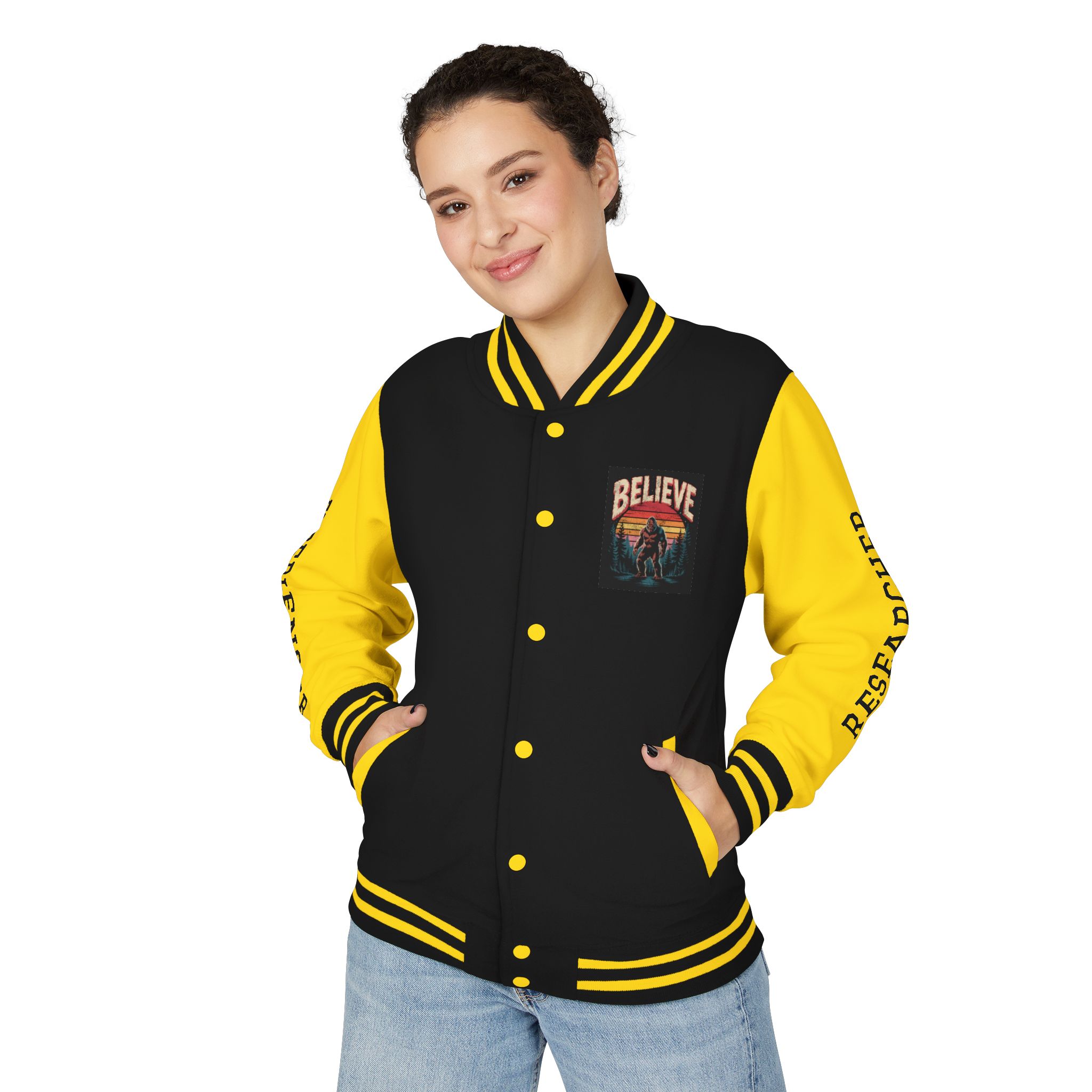 Bigfoot Believers Varsity Jacket - Image 7