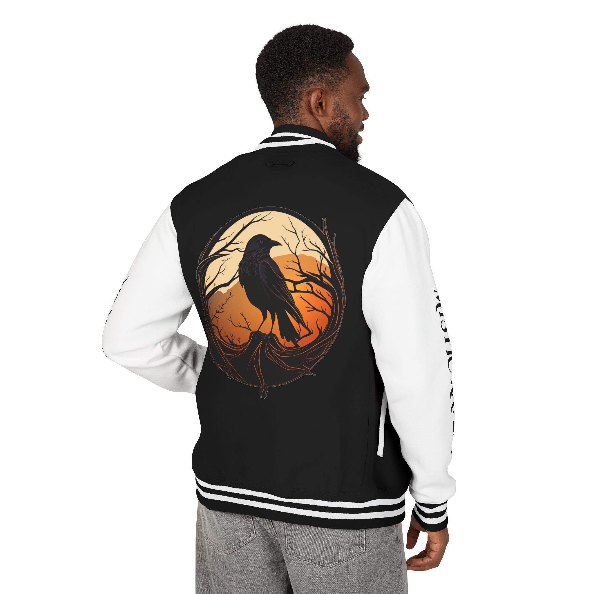 Raven Sunset Varsity Jacket - Image 7