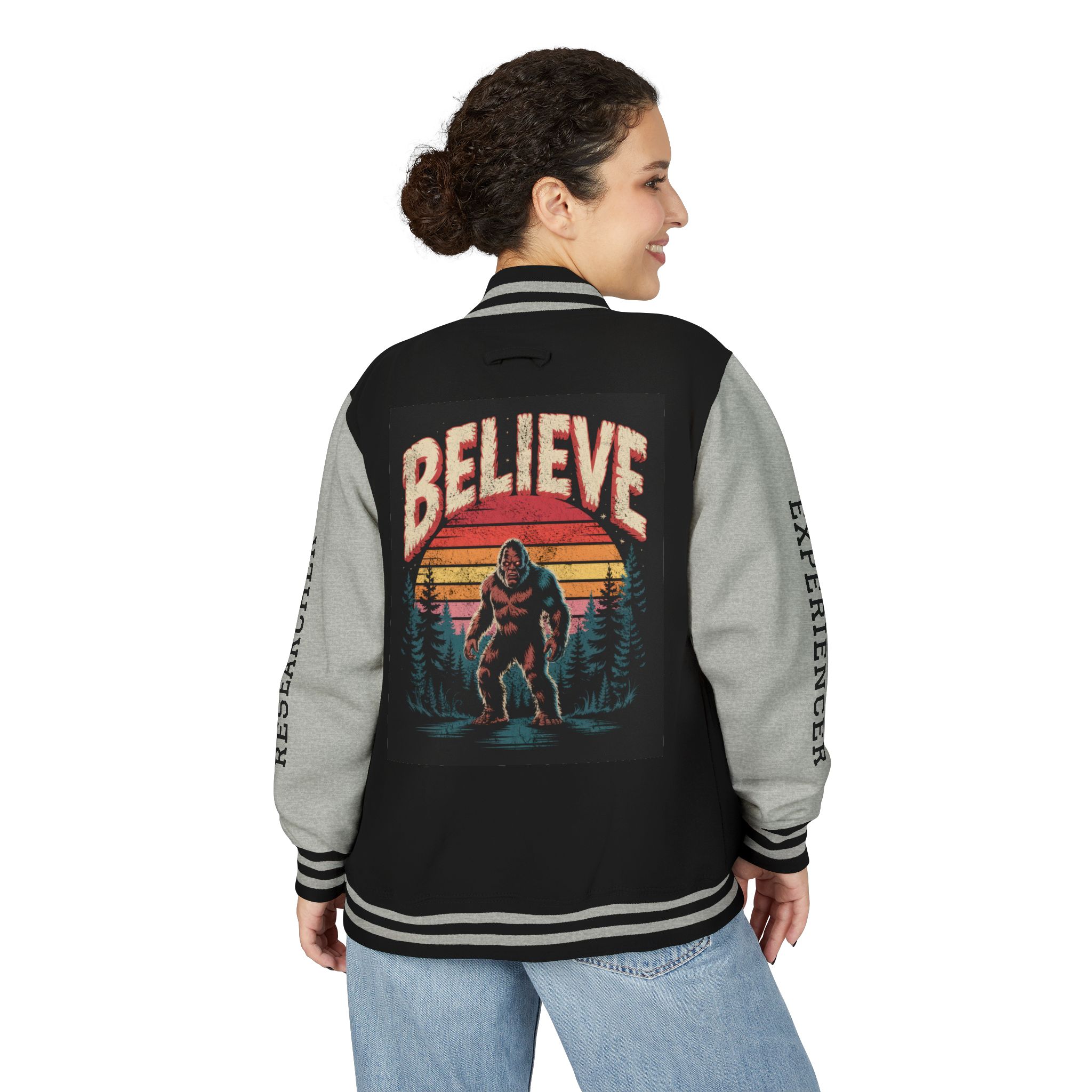 Bigfoot Believers Varsity Jacket - Image 4