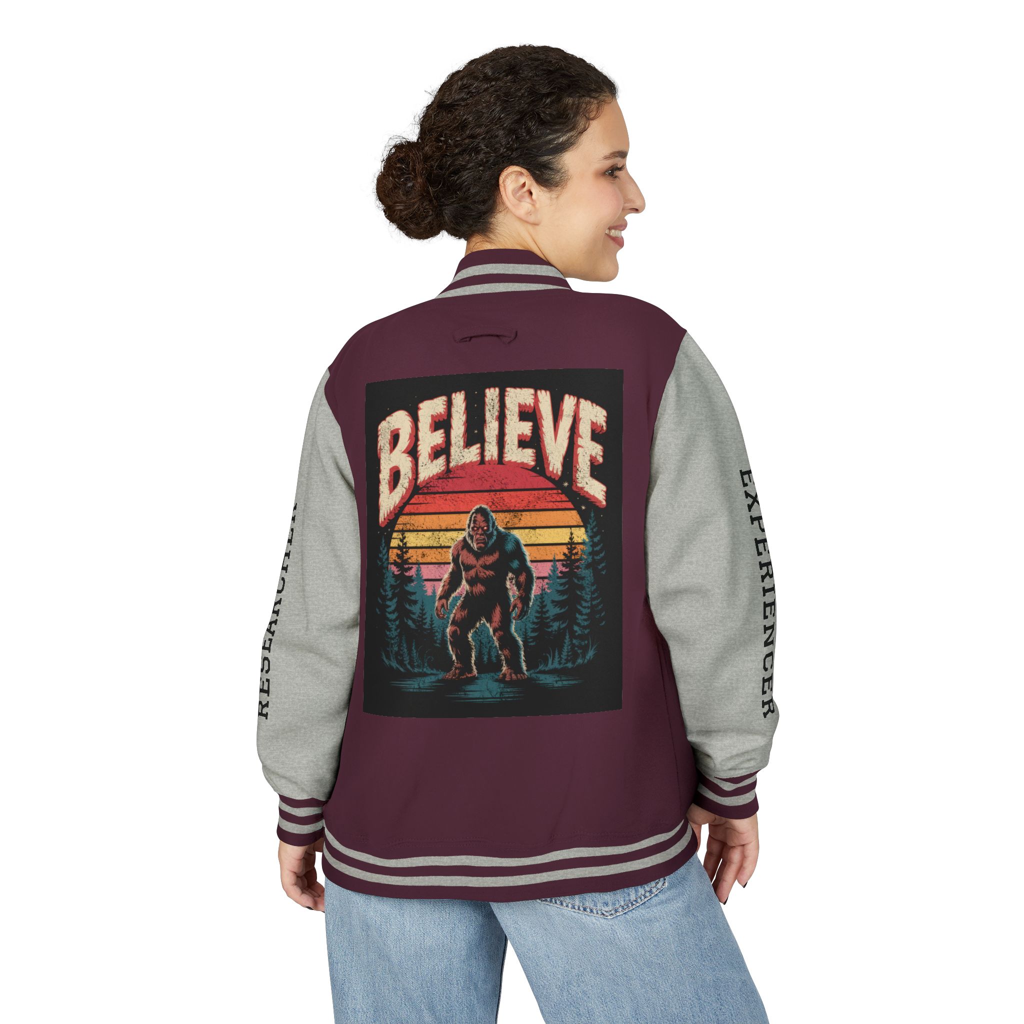 Bigfoot Believers Varsity Jacket - Image 12