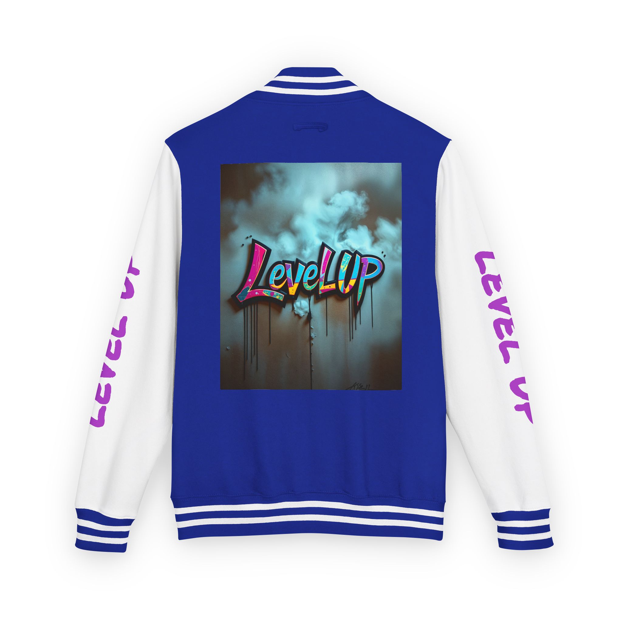 "Level Up" Streetwear Varsity Jacket - Image 10