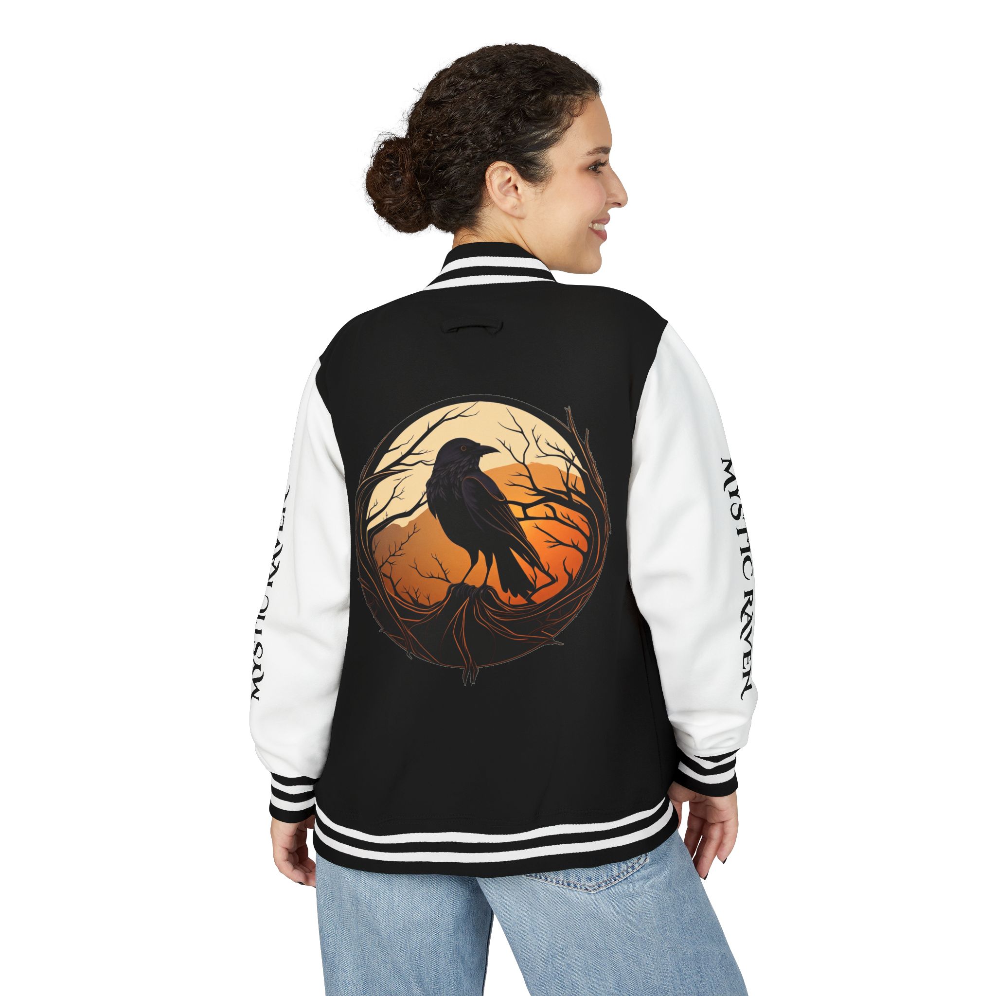 Raven Sunset Varsity Jacket - Image 3