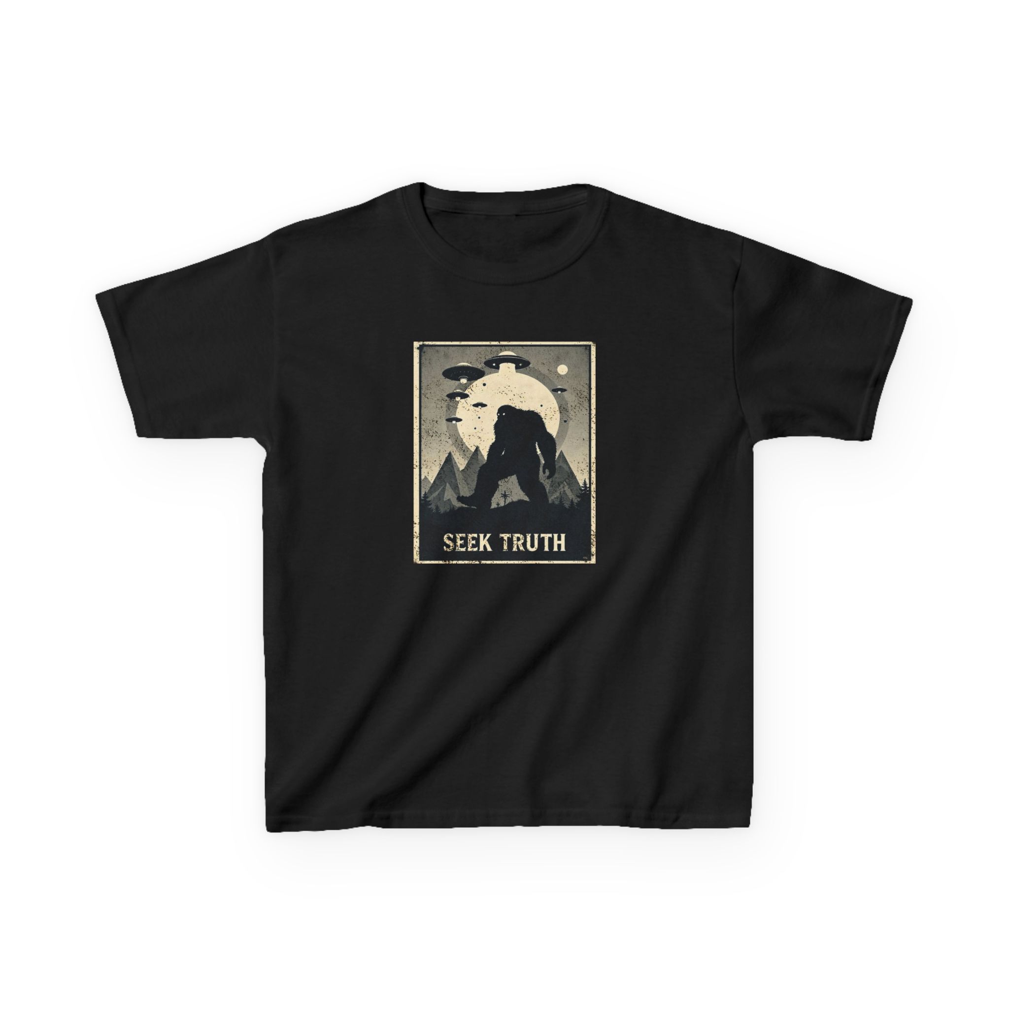 Unknown Encounter Kid's Heavy T-Shirt - Image 4
