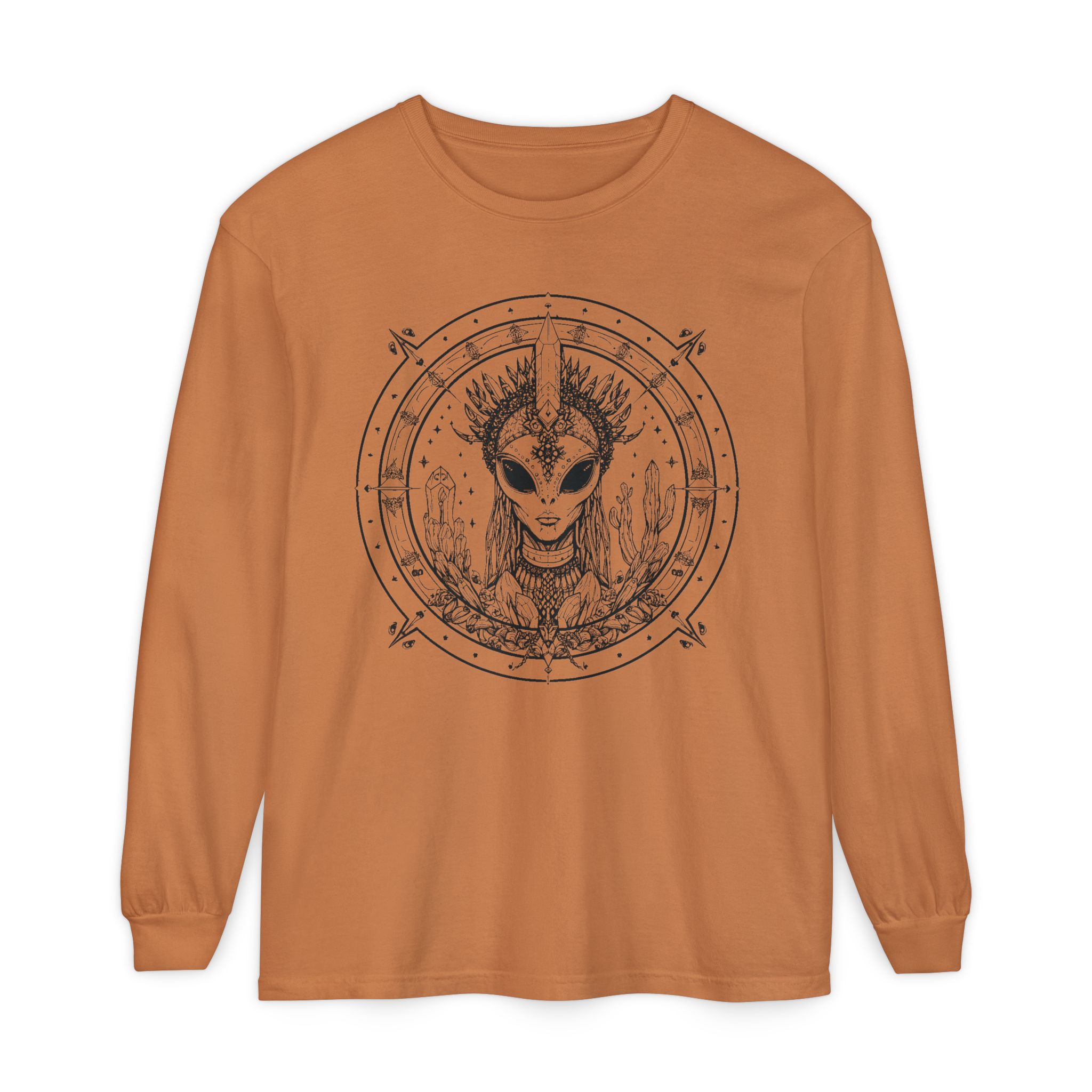 Alien Queen Mandala Long Sleeve Tee - Image 10