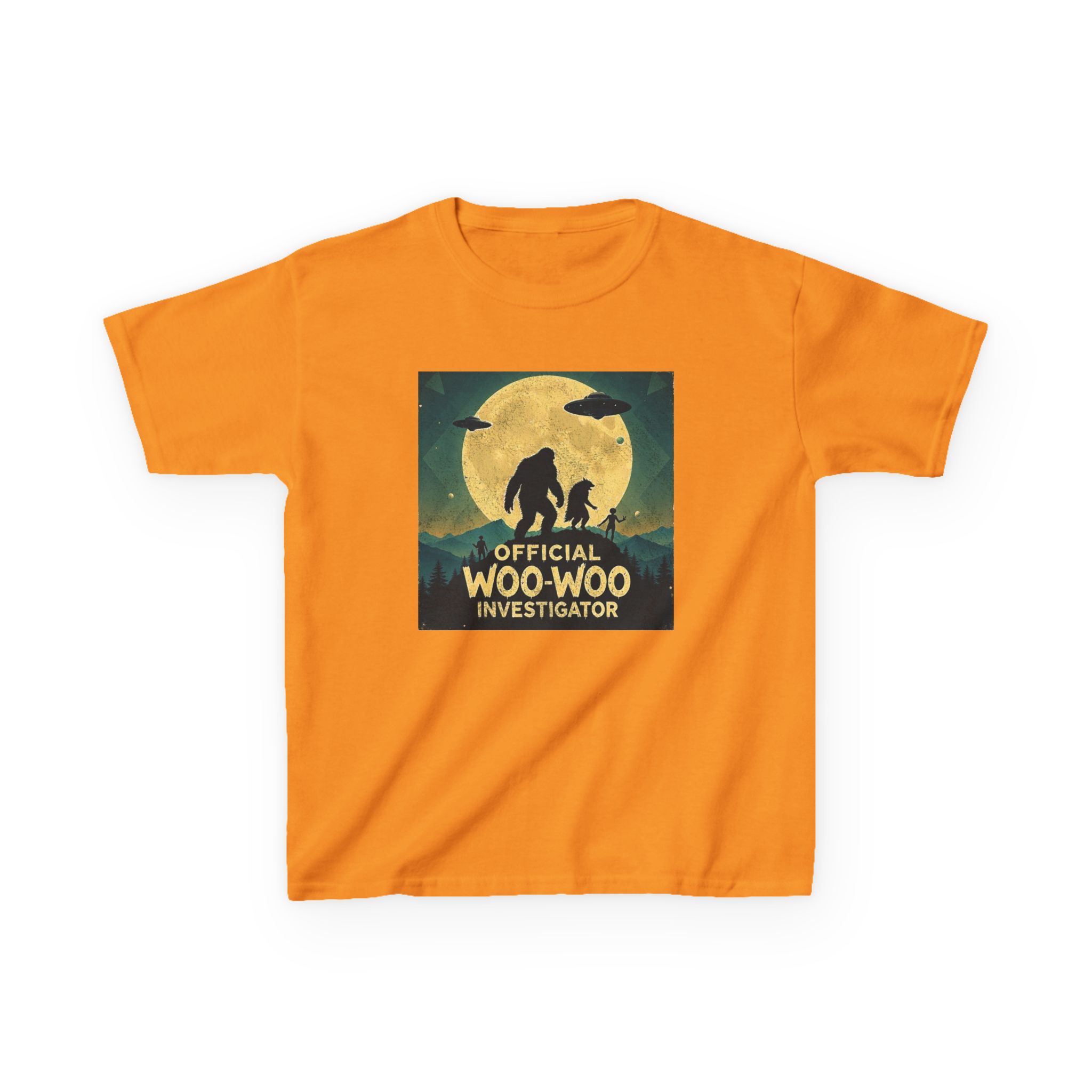 Official Woo-Woo Investigator Shirt - Retro UFO and Bigfoot Cryptid Tee - Image 5