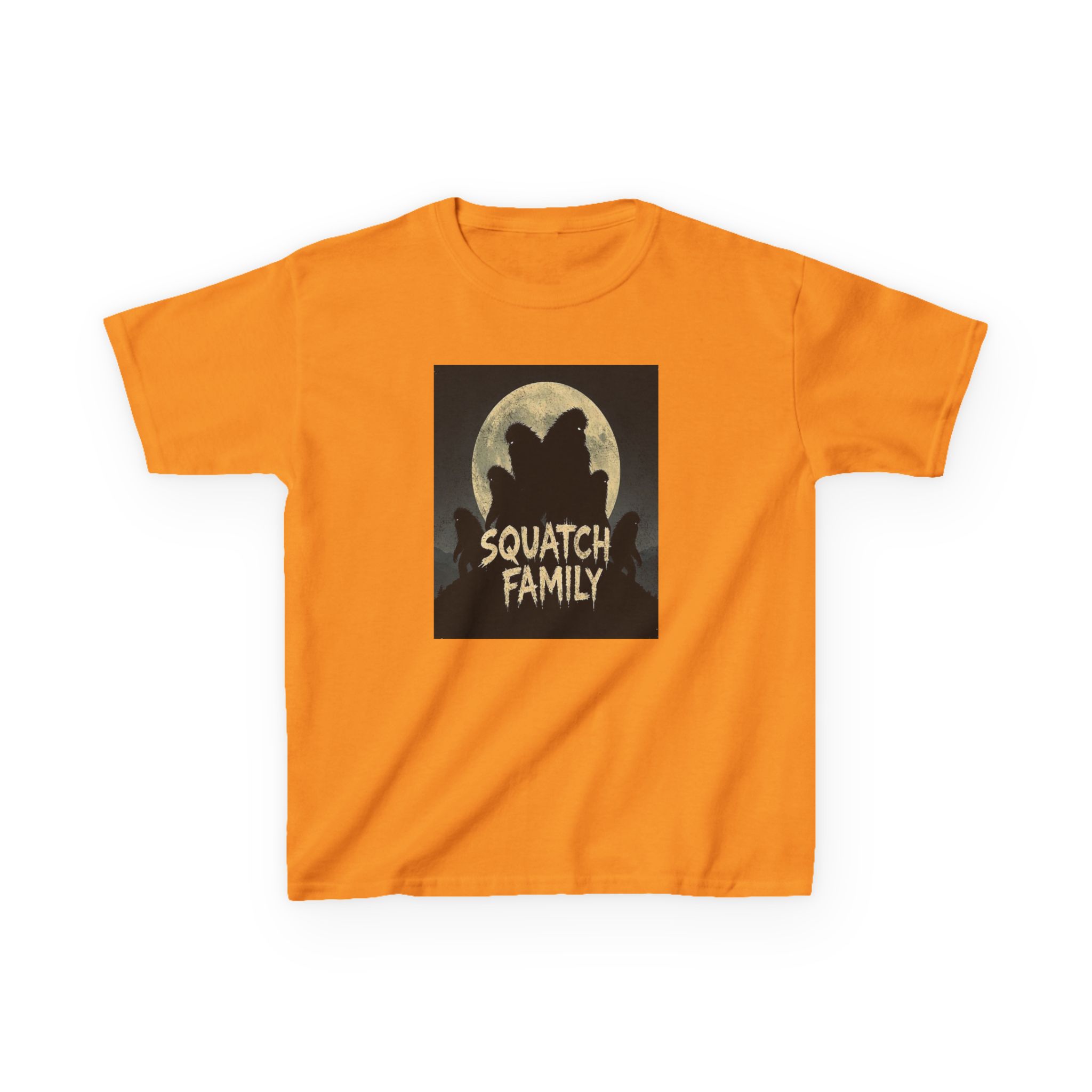 Kids Bigfoot Tee — "SQUATCH FAMILY" Moonlit Cryptid Graphic - Image 6