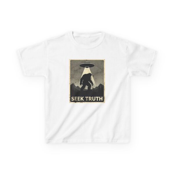 Kids "Seek Truth" Bigfoot Cryptid T-Shirt