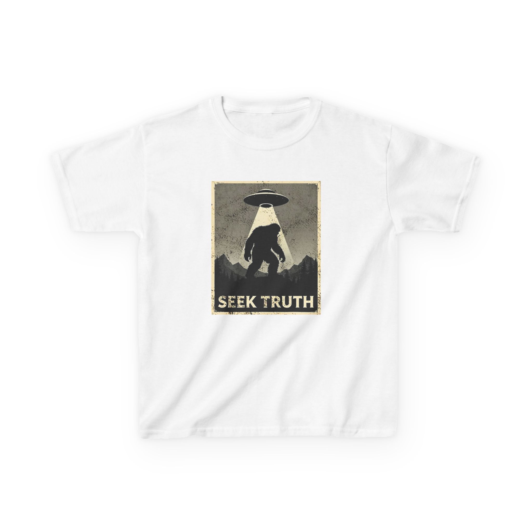Kids "Seek Truth" Bigfoot Cryptid T-Shirt