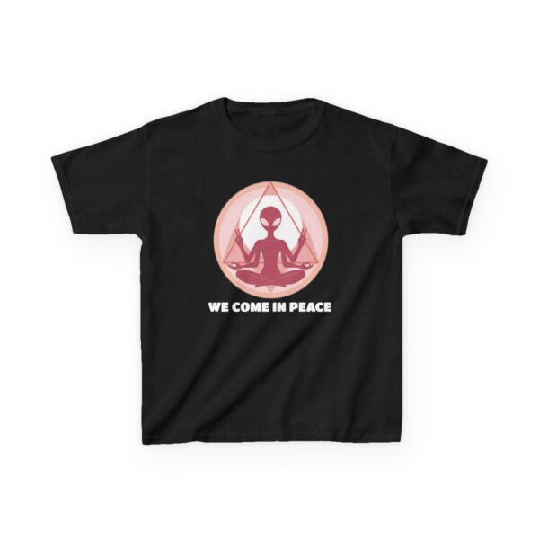 Zen Alien Kids T-Shirt — Cute Space Kid Graphic Tee