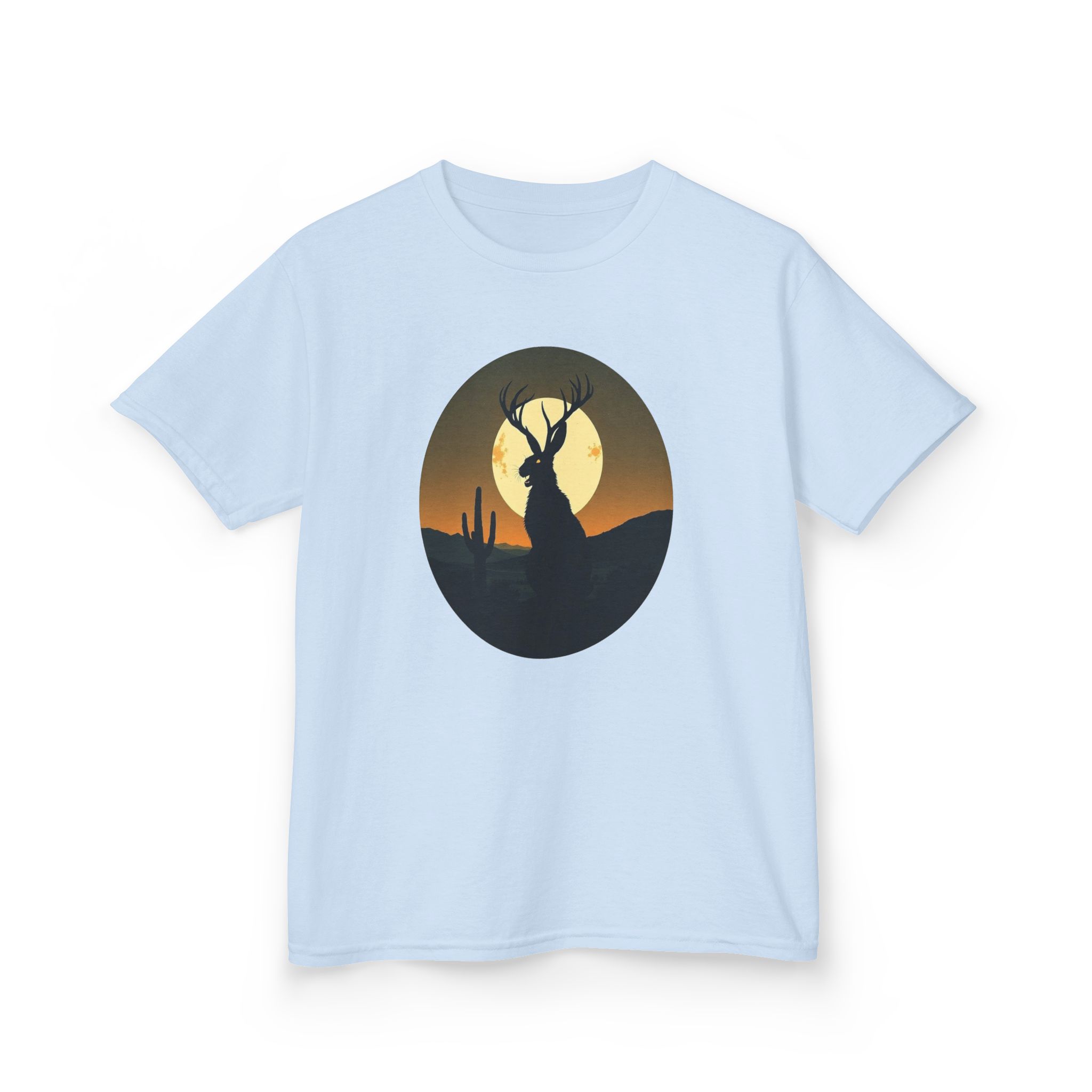Mystic Jackalope Desert Moon Shirt - Surreal Cryptid Graphic Tee - Image 18