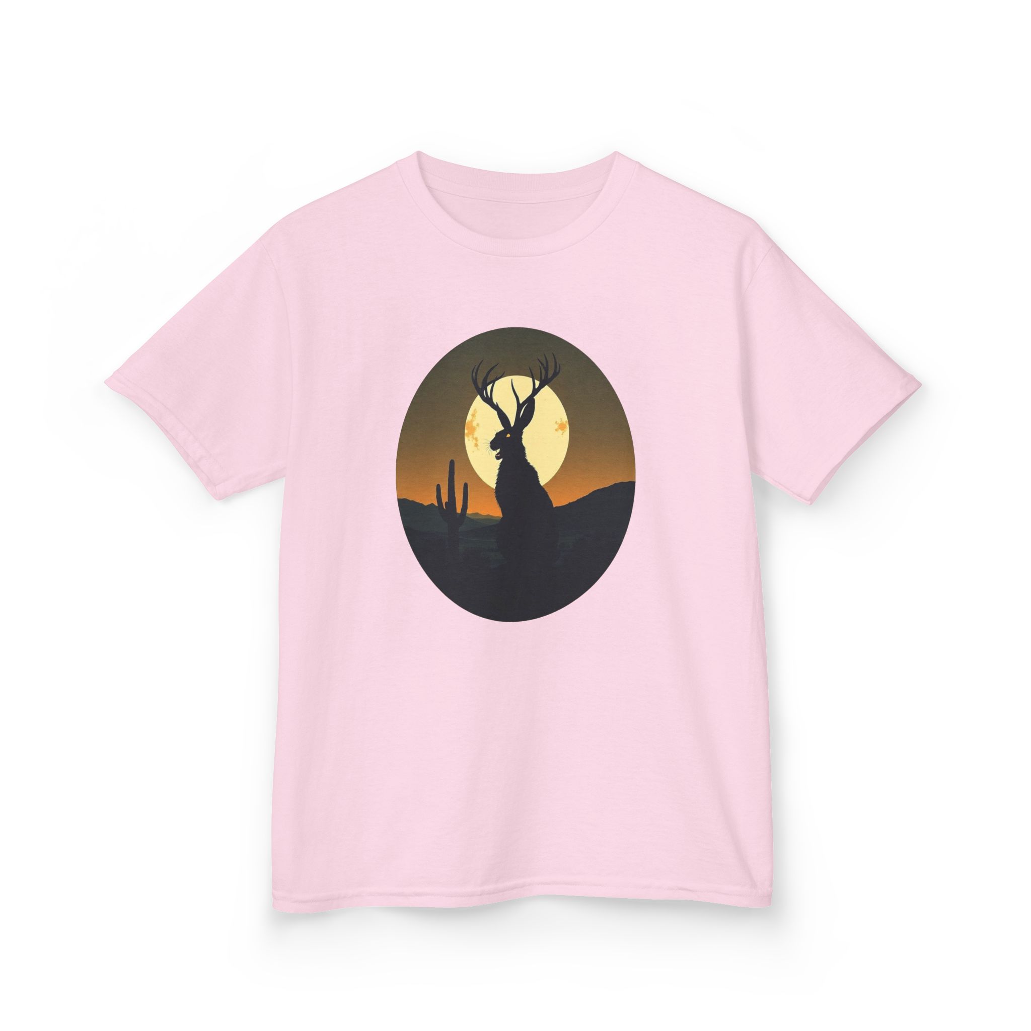 Mystic Jackalope Desert Moon Shirt - Surreal Cryptid Graphic Tee - Image 32