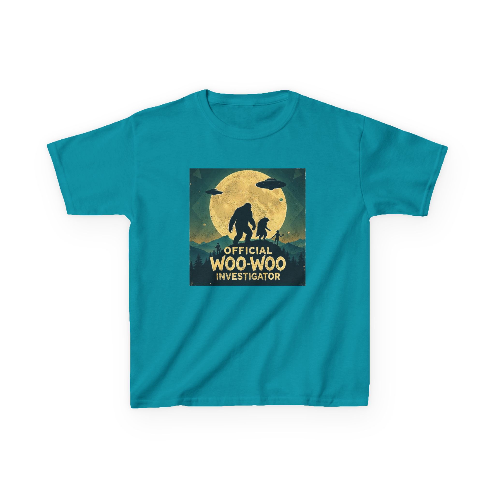 Official Woo-Woo Investigator Shirt - Retro UFO and Bigfoot Cryptid Tee - Image 10