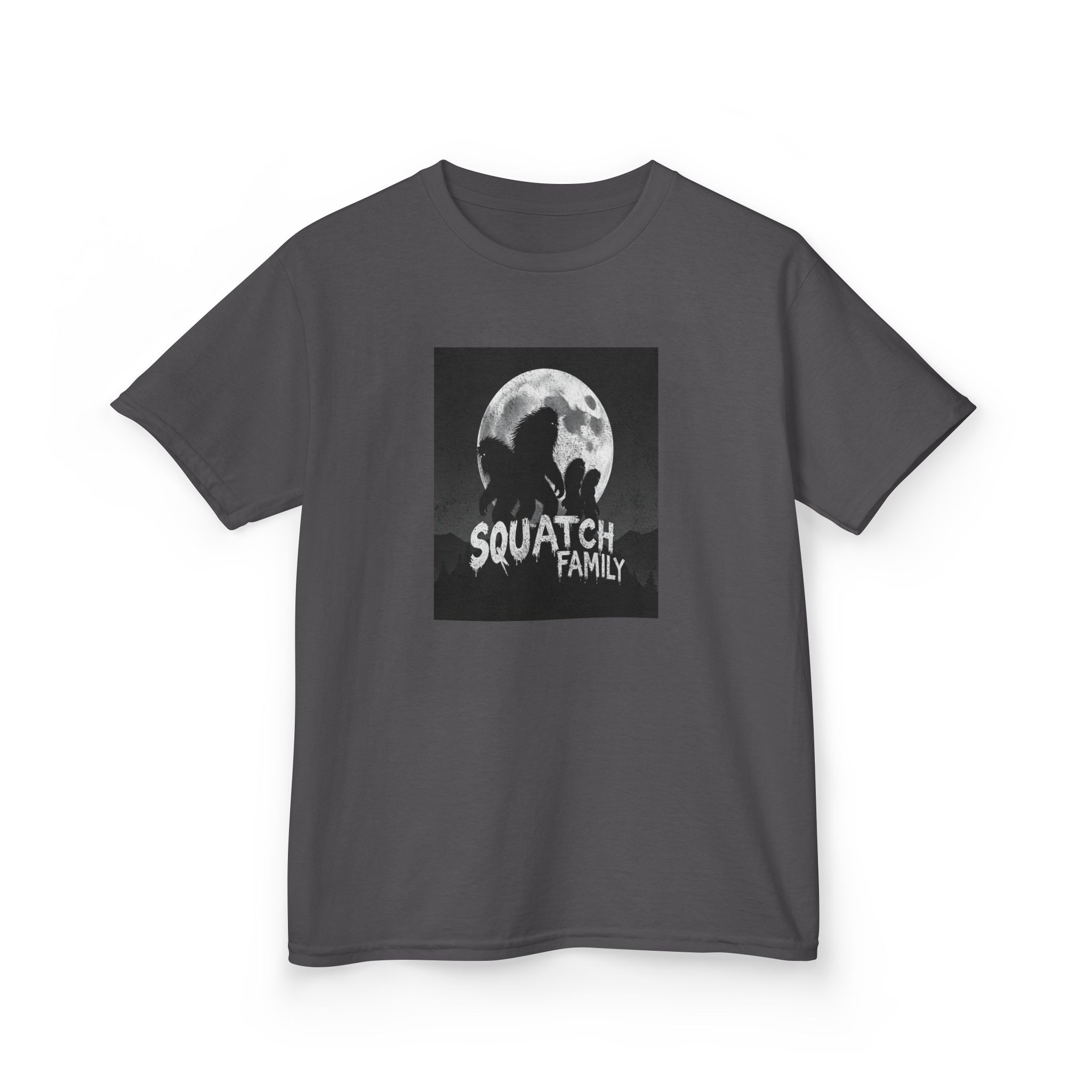 Squatch Family Kids Tee — Bigfoot Lover Kids T-Shirt - Image 22