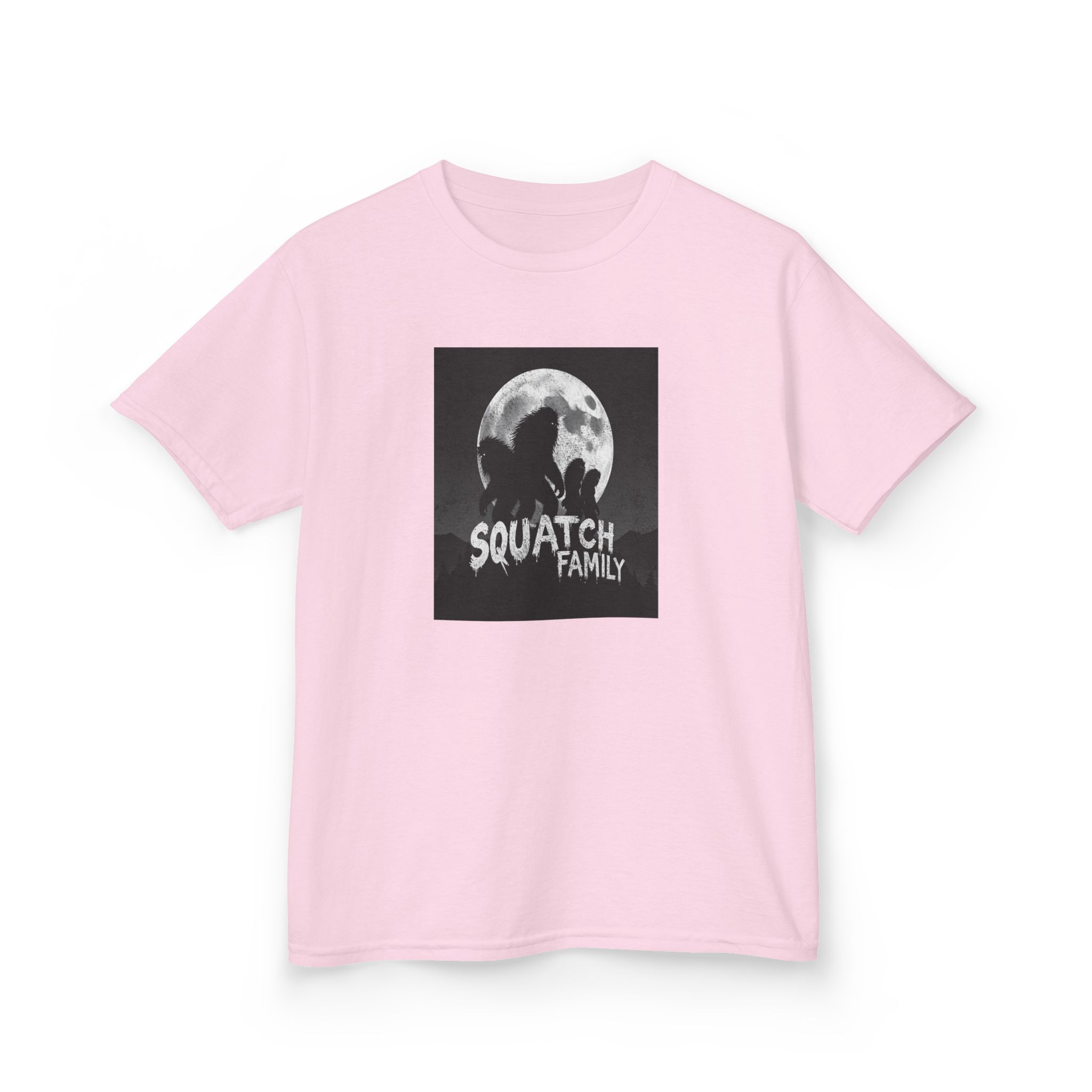 Squatch Family Kids Tee — Bigfoot Lover Kids T-Shirt - Image 32