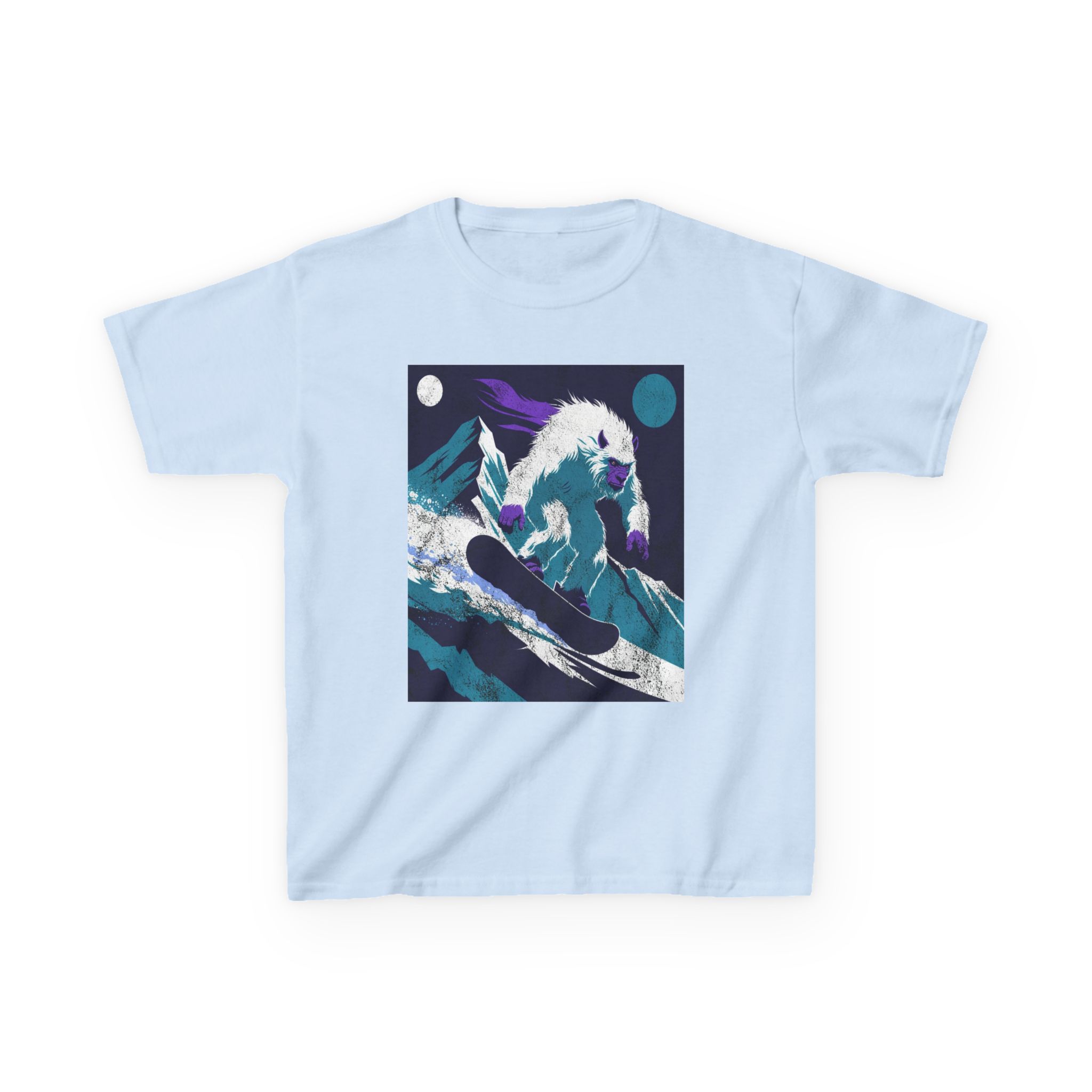 Kids Yeti Descent T-Shirt — Yeti's Descent Graphic Tee - Image 9
