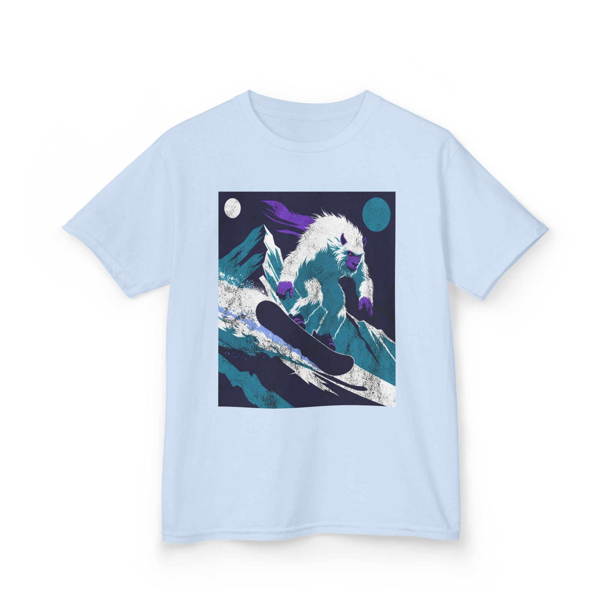 Kids Yeti Descent T-Shirt — Yeti's Descent Graphic Tee - Image 10