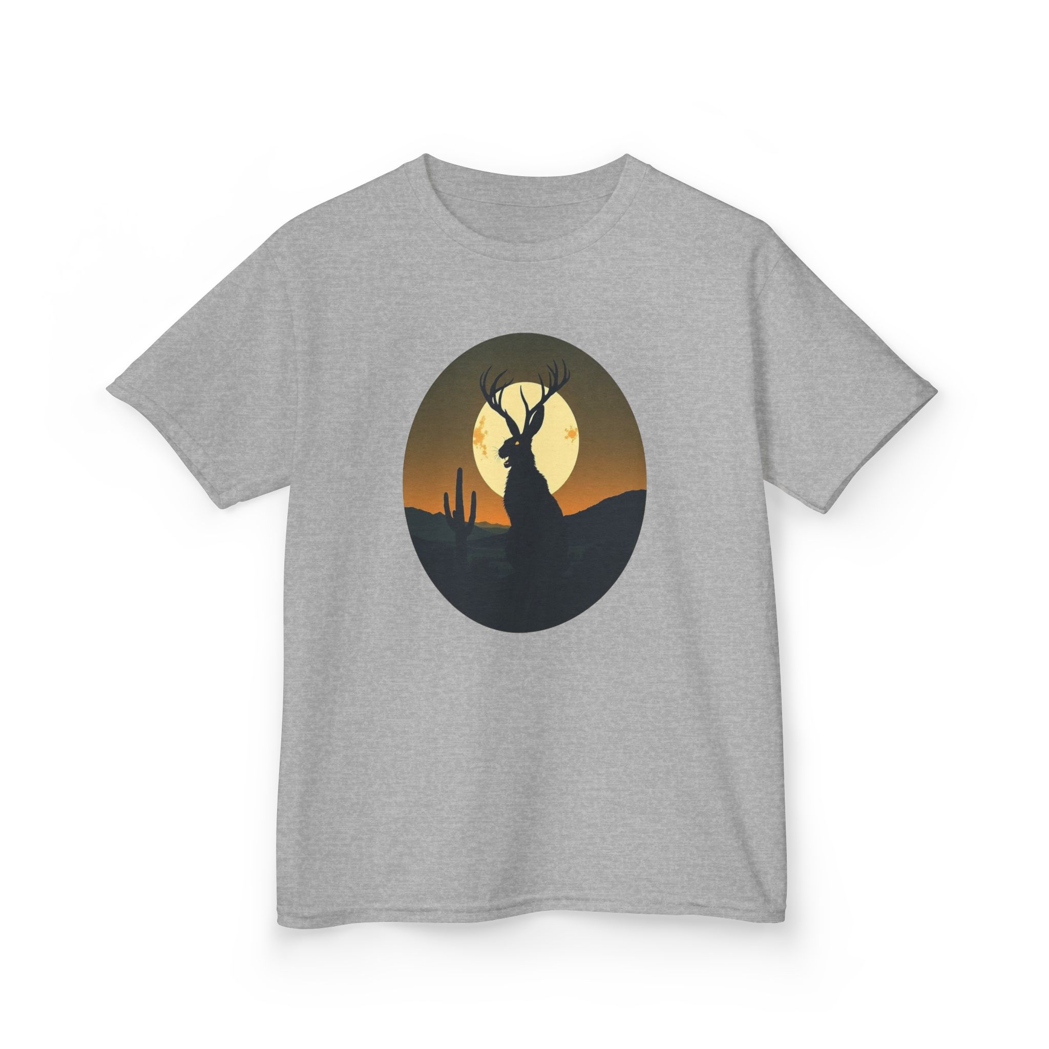 Mystic Jackalope Desert Moon Shirt - Surreal Cryptid Graphic Tee - Image 6