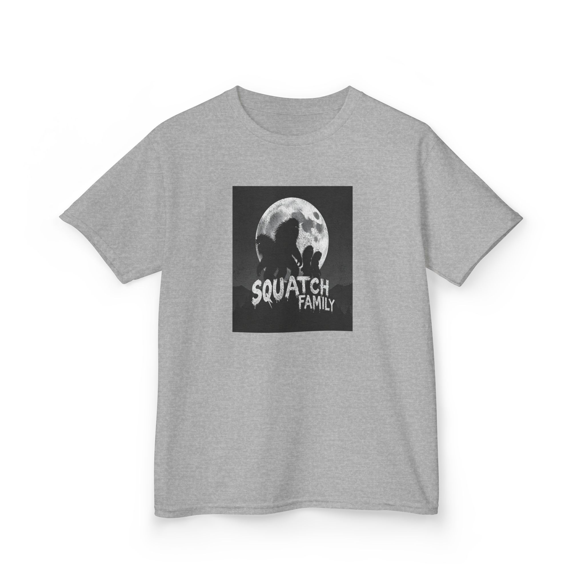 Squatch Family Kids Tee — Bigfoot Lover Kids T-Shirt - Image 6
