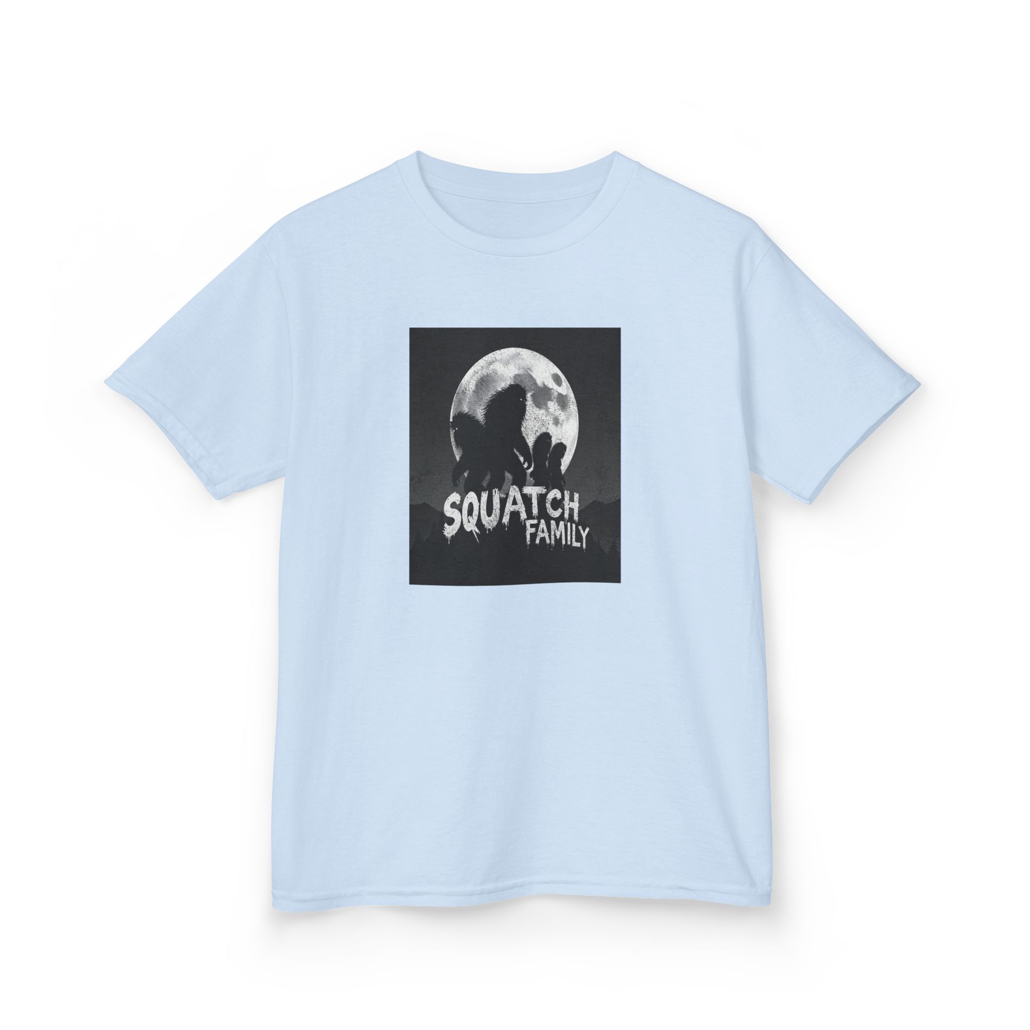 Squatch Family Kids Tee — Bigfoot Lover Kids T-Shirt - Image 18