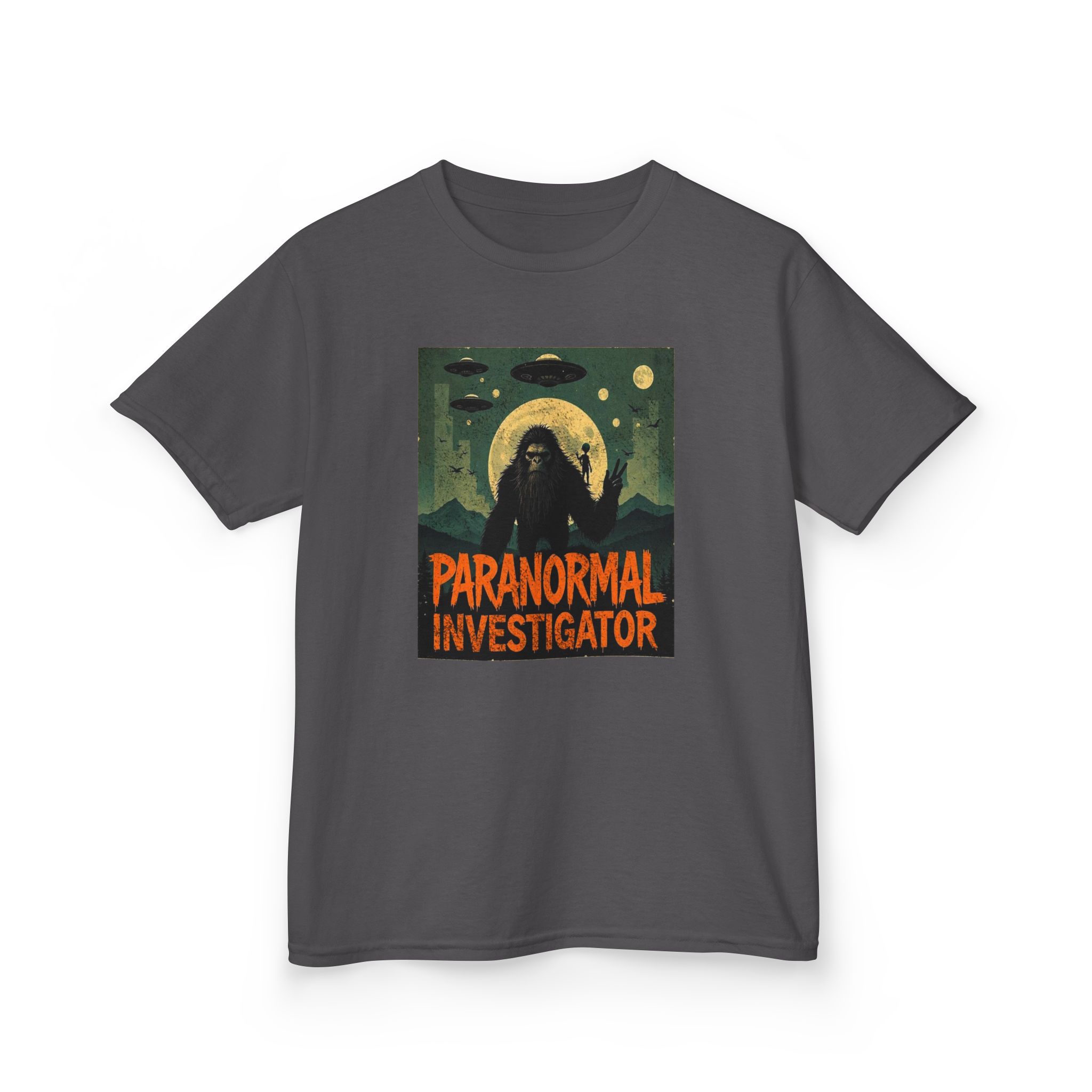 Paranormal Investigator Sasquatch Shirt - Young Believers Cryptid Tee - Image 25