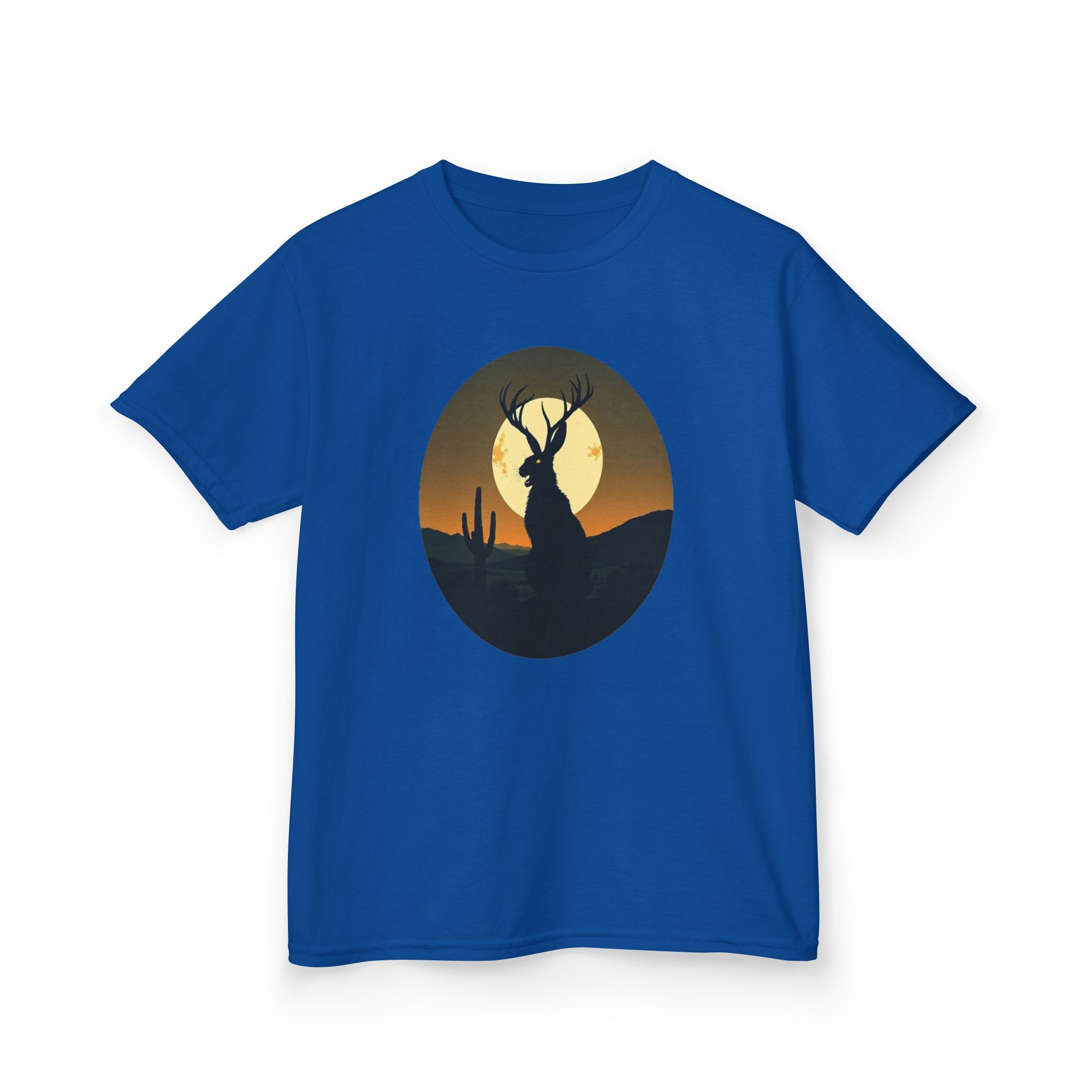 Mystic Jackalope Desert Moon Shirt - Surreal Cryptid Graphic Tee - Image 24