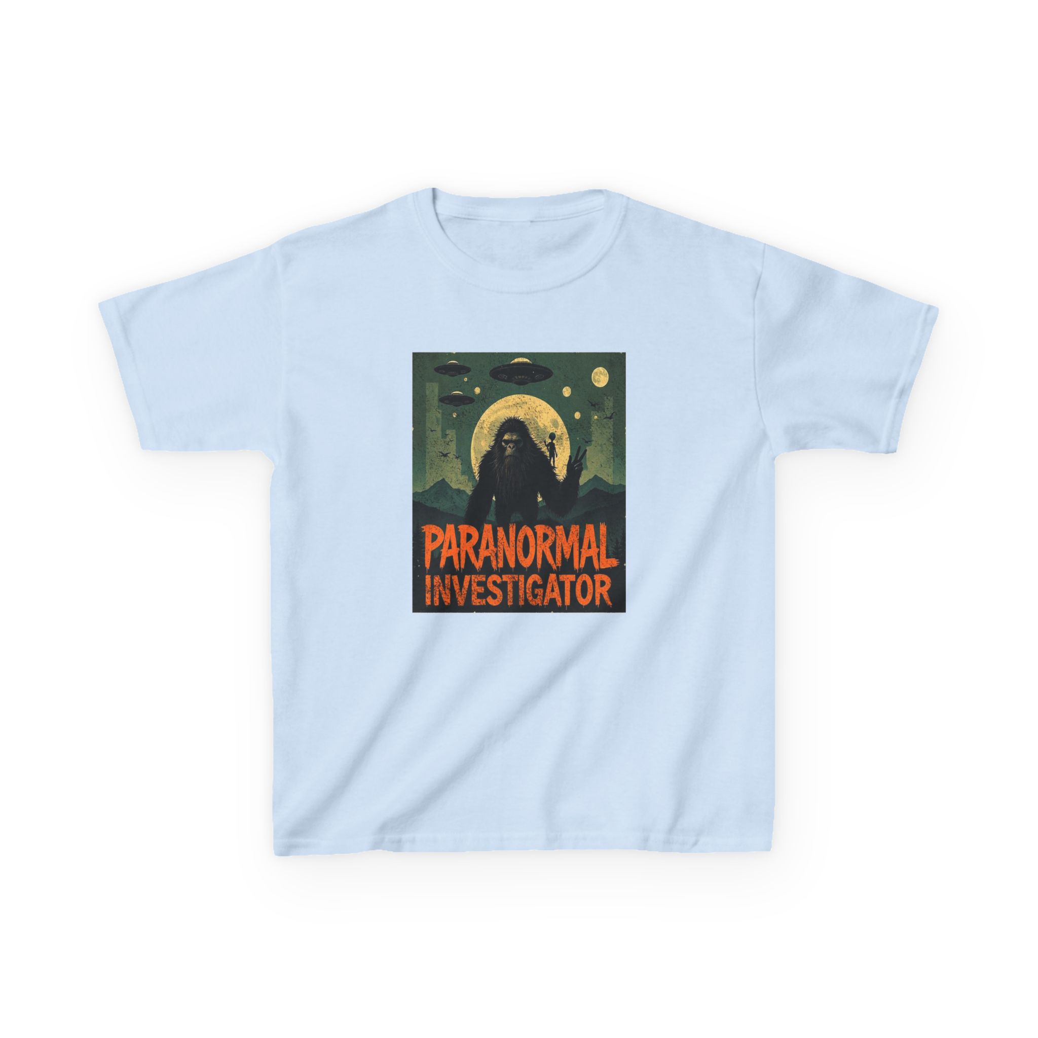 Paranormal Investigator Sasquatch Shirt - Young Believers Cryptid Tee - Image 20