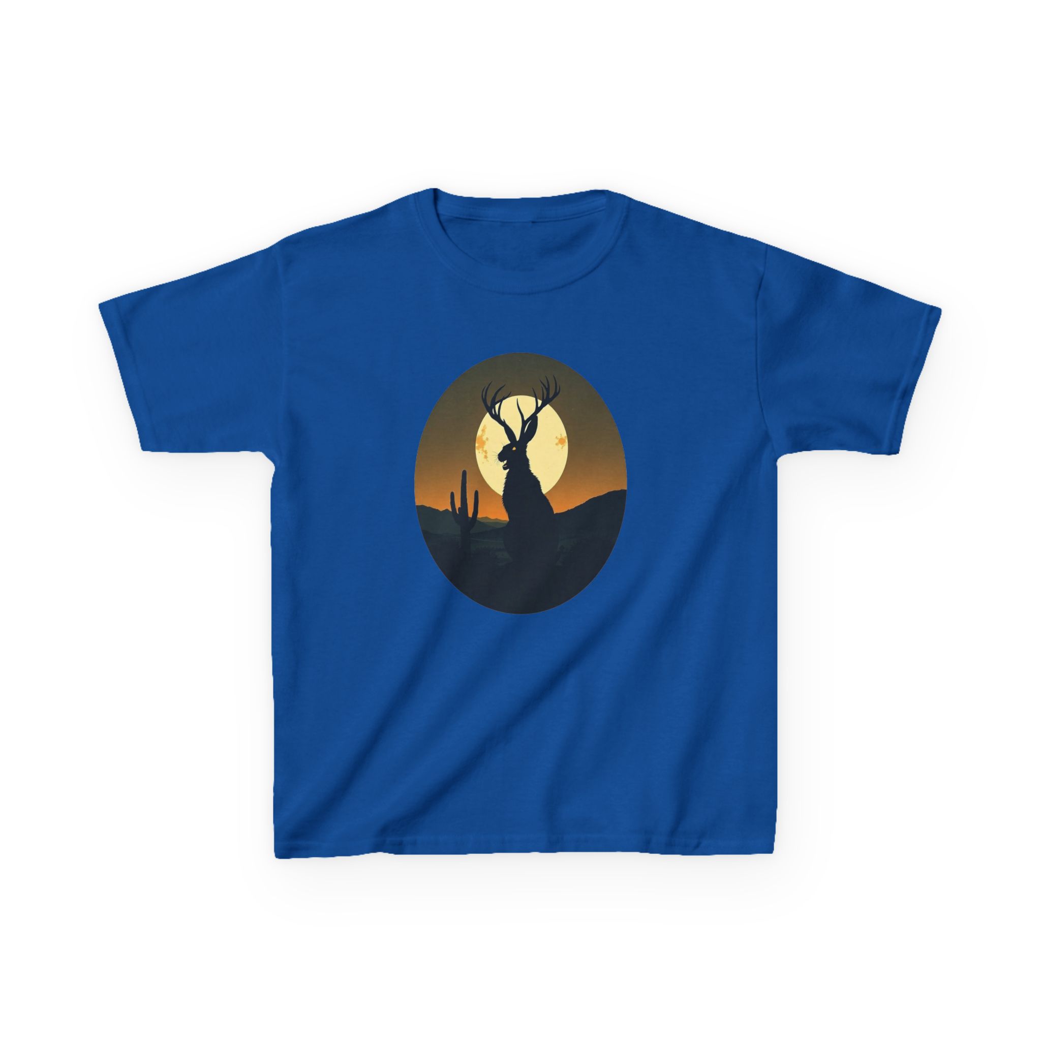 Mystic Jackalope Desert Moon Shirt - Surreal Cryptid Graphic Tee - Image 23