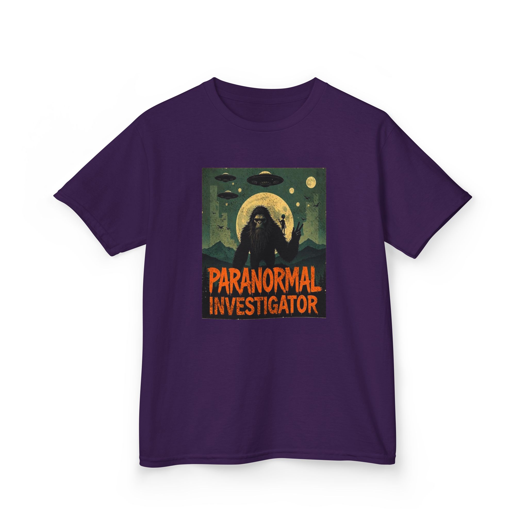 Paranormal Investigator Sasquatch Shirt - Young Believers Cryptid Tee - Image 33