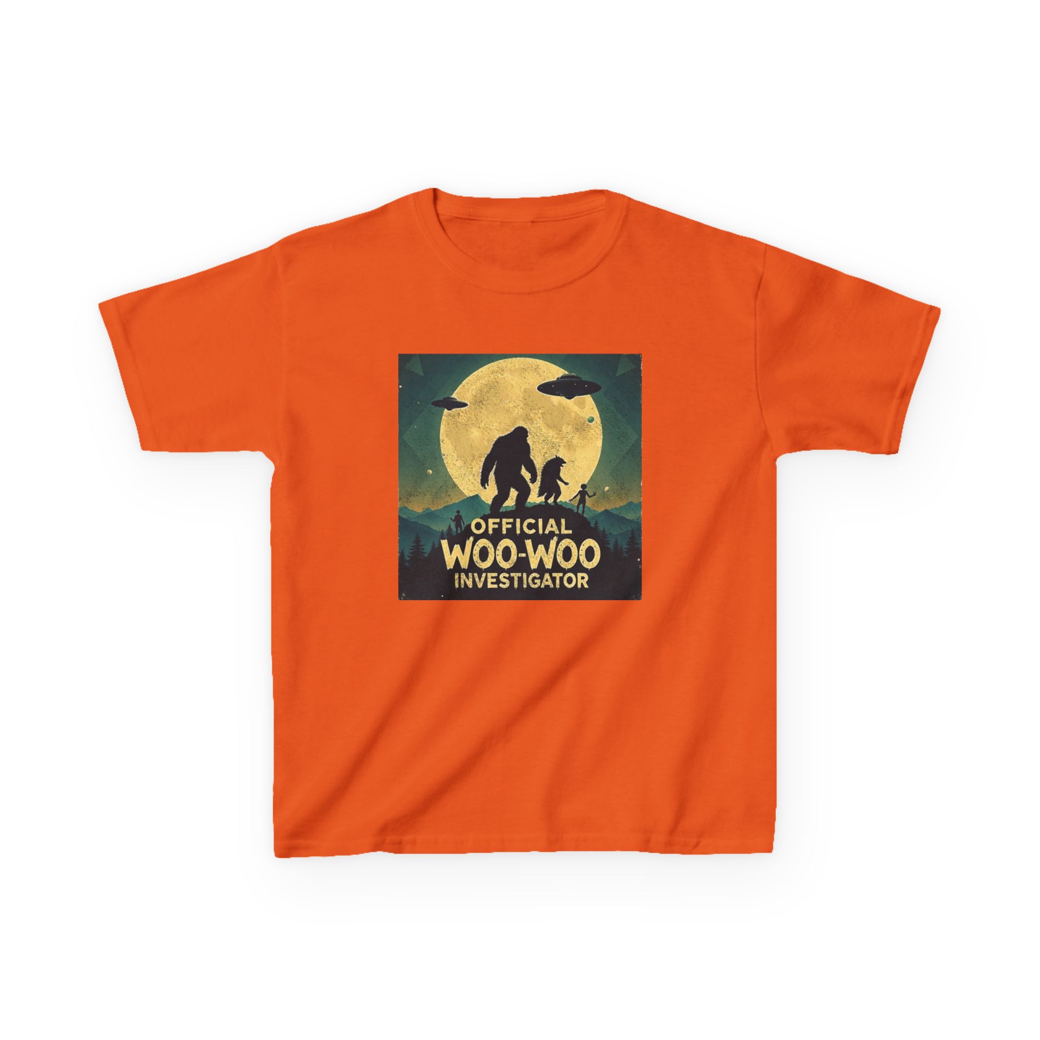 Official Woo-Woo Investigator Shirt - Retro UFO and Bigfoot Cryptid Tee - Image 7