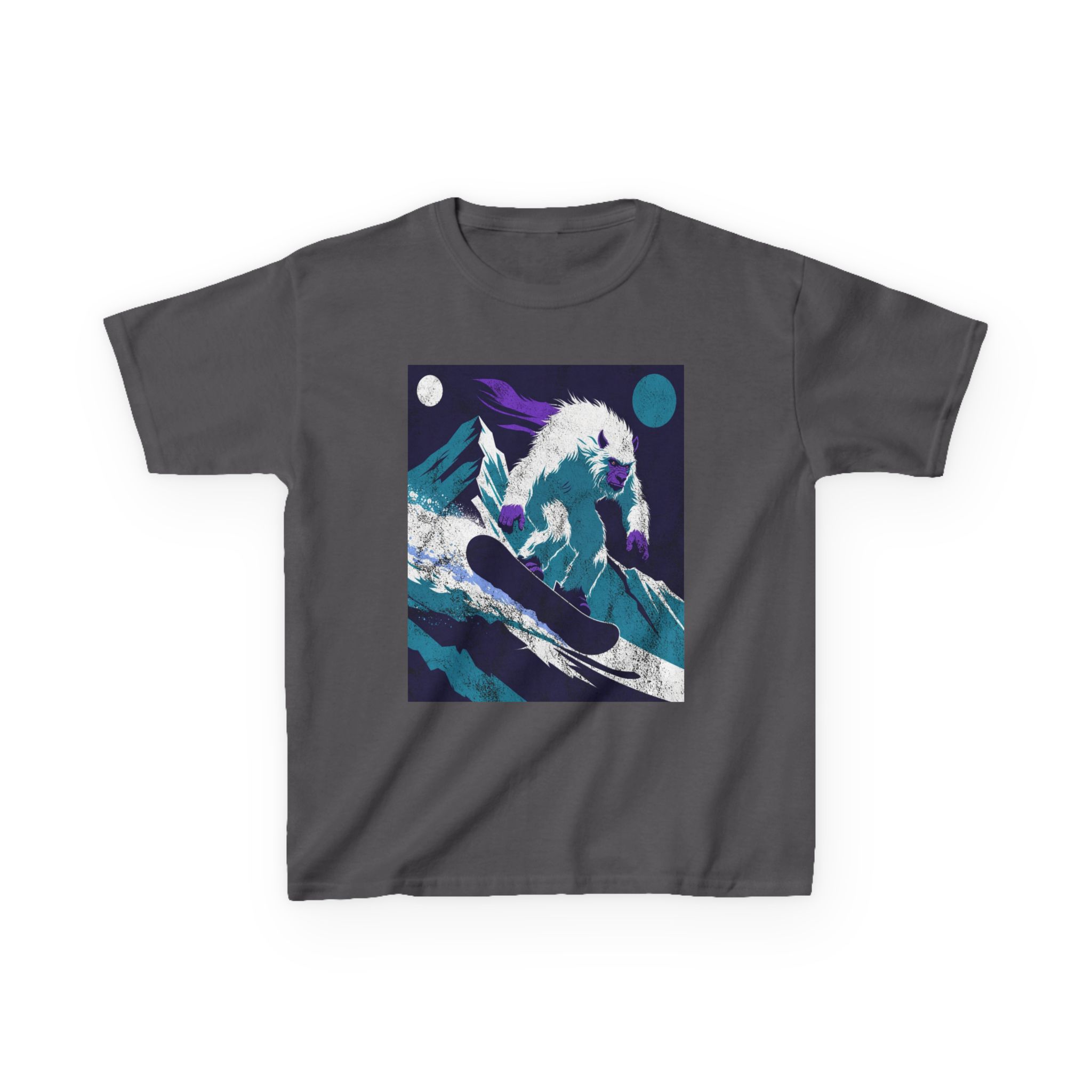 Kids Yeti Descent T-Shirt — Yeti's Descent Graphic Tee - Image 13