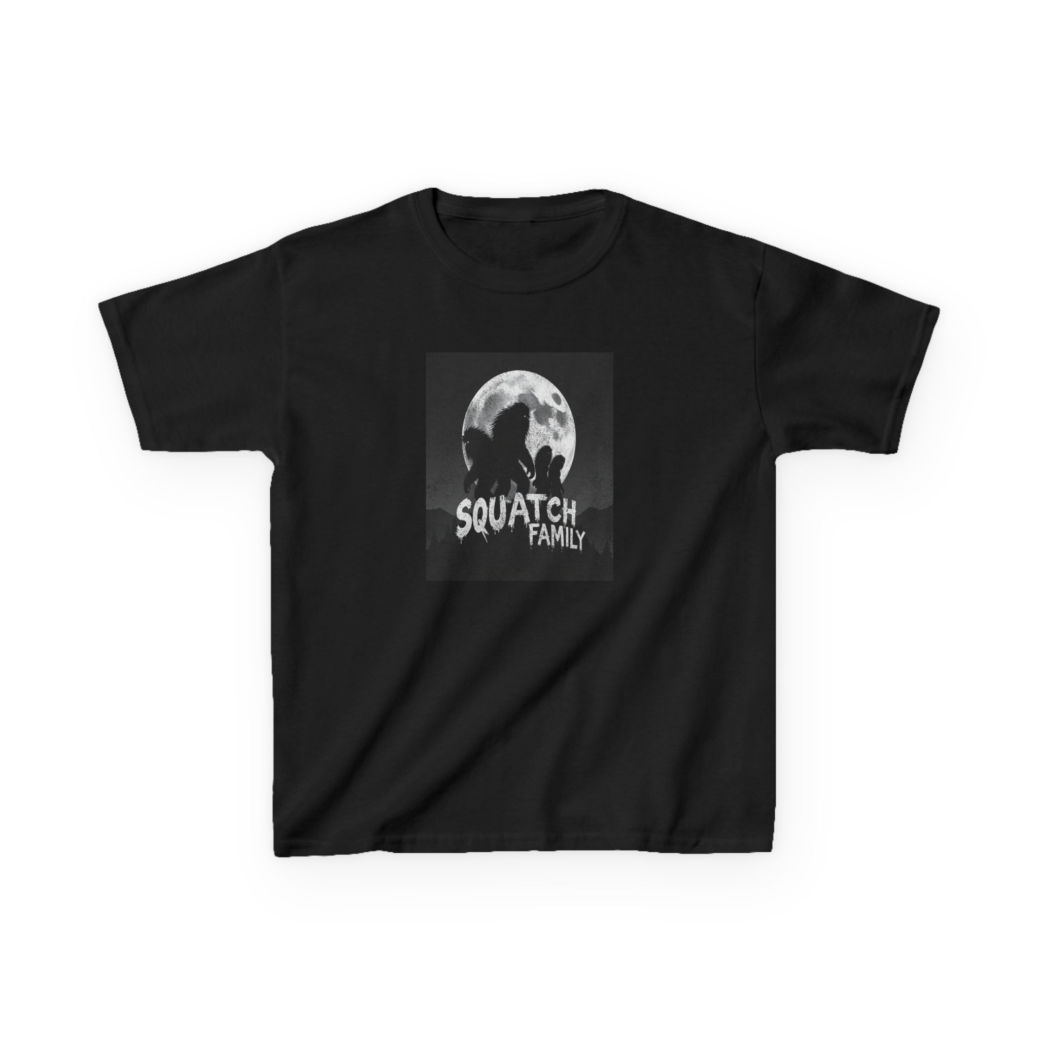 Squatch Family Kids Tee — Bigfoot Lover Kids T-Shirt - Image 3